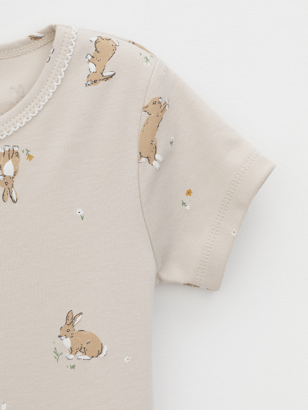 Ночная сорочка для девочки, артикул: К 1156, цвет: бежевый, фото 5