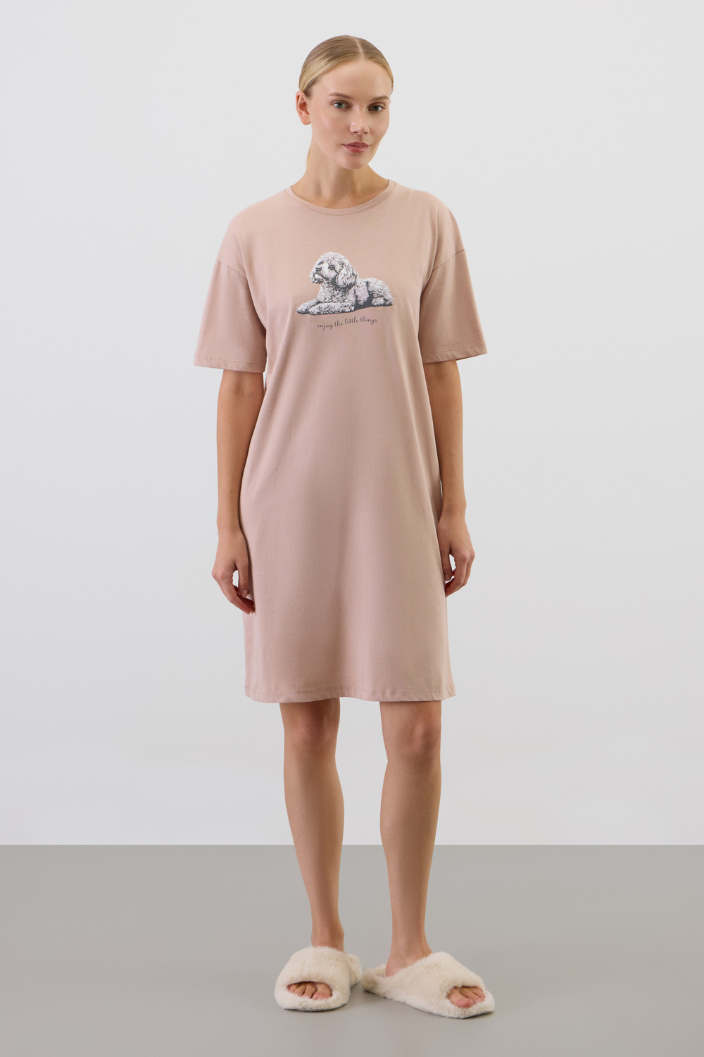 Сорочки ночные женские для мам, артикул: Е 10065, цвет: коричневый, фото 5