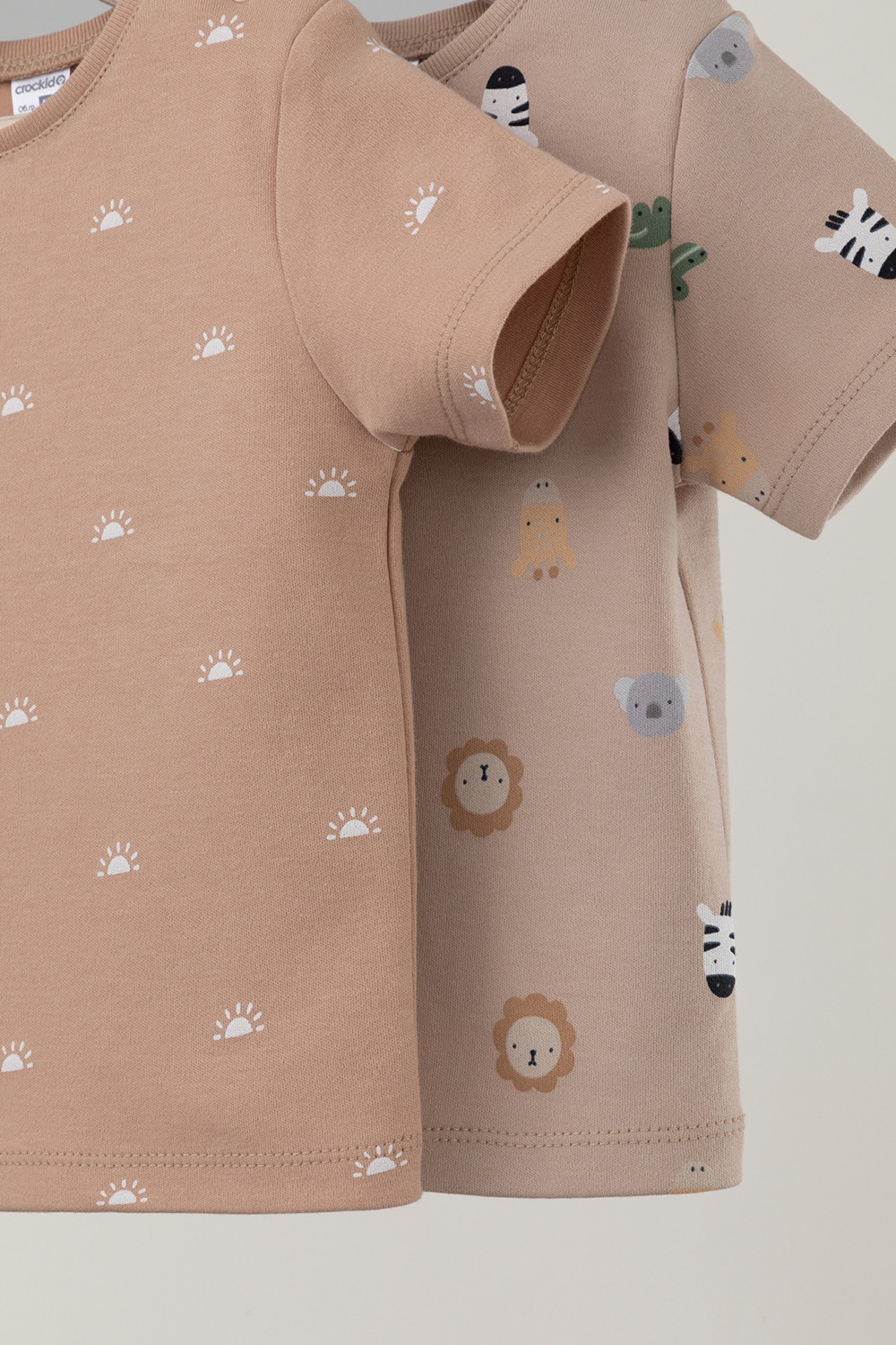 Футболка для новорожденных, артикул: К 301156-2уп, цвет: бежевый, фото 5