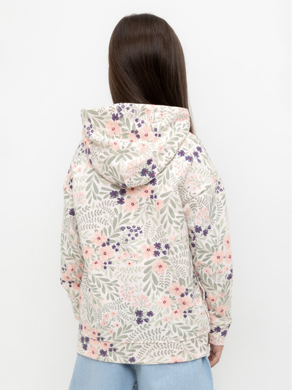 Худи для девочки, артикул: КР 302033, цвет: светло-розовый, фото 5