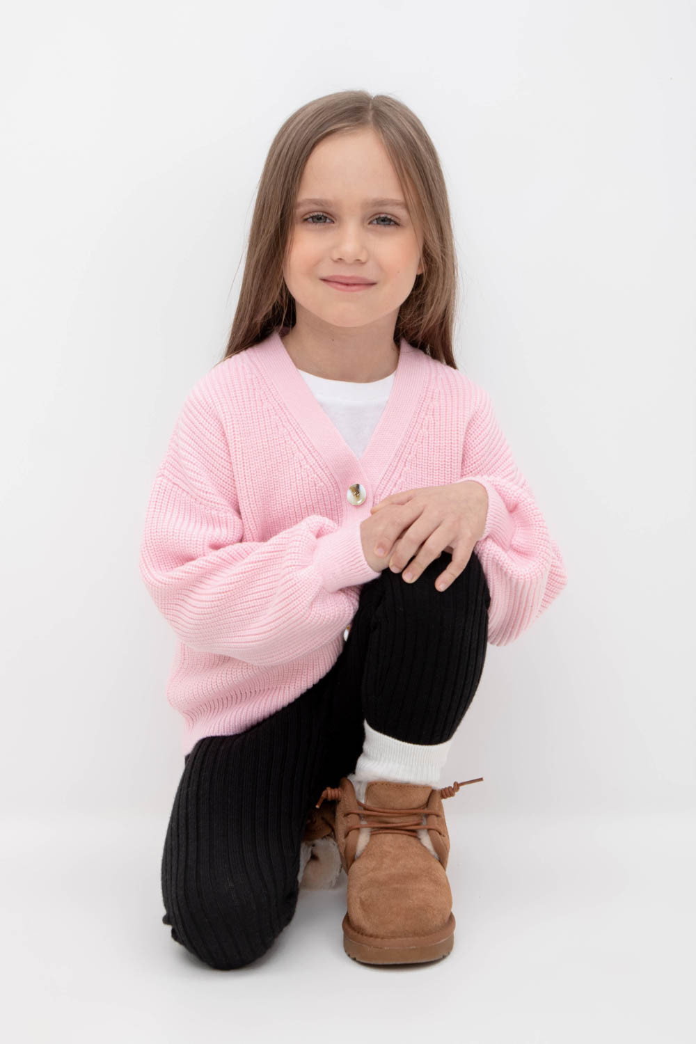 Жакет для девочки, артикул: КВ 30133/ш, цвет: розовый, фото 5