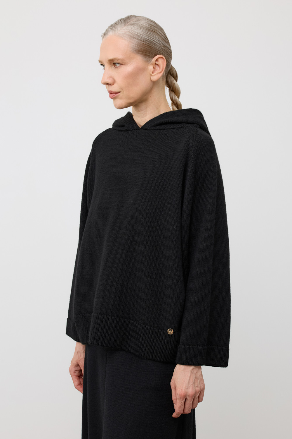 Джемперы женские для мам, артикул: ЕВ 30256/ш, цвет: черный, фото 5