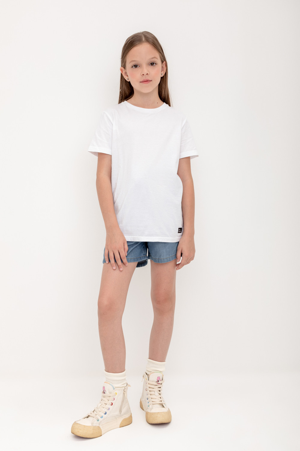 Шорты для девочки, артикул: ТК 40041 ВСТ, цвет: голубой, фото 5