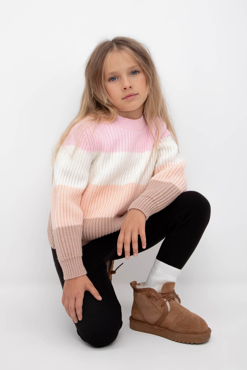 Джемпер для девочки, артикул: КВ 30136, цвет: розовый, фото 5