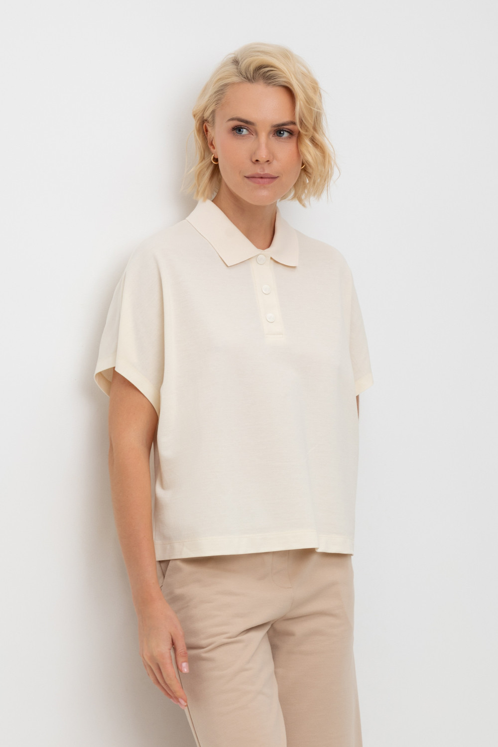 Джемперы женские для мам, артикул: ЕВТ 3288, цвет: бежевый, фото 5