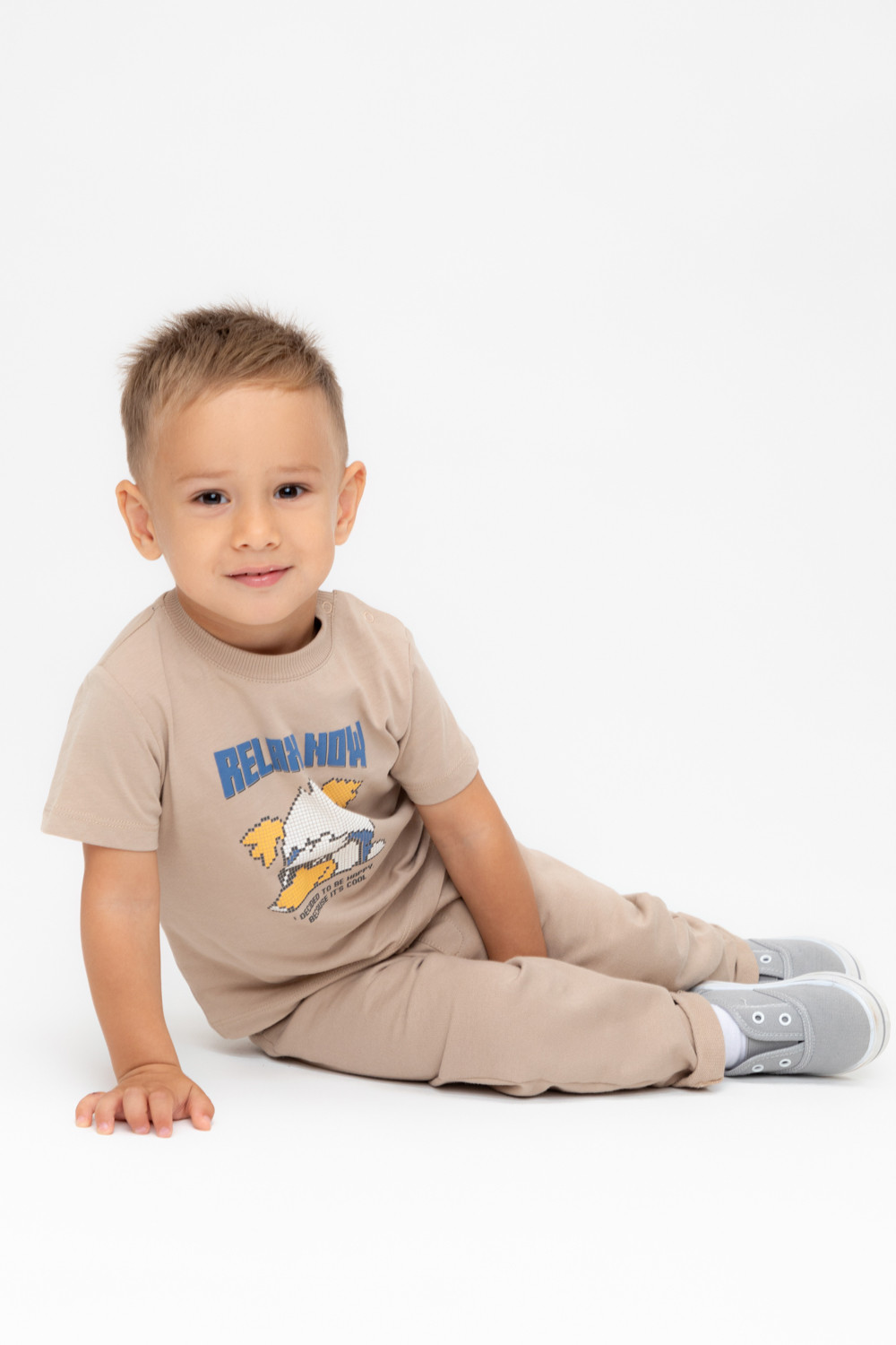 Брюки для мальчика, артикул: КР 400722, цвет: бежевый, фото 5