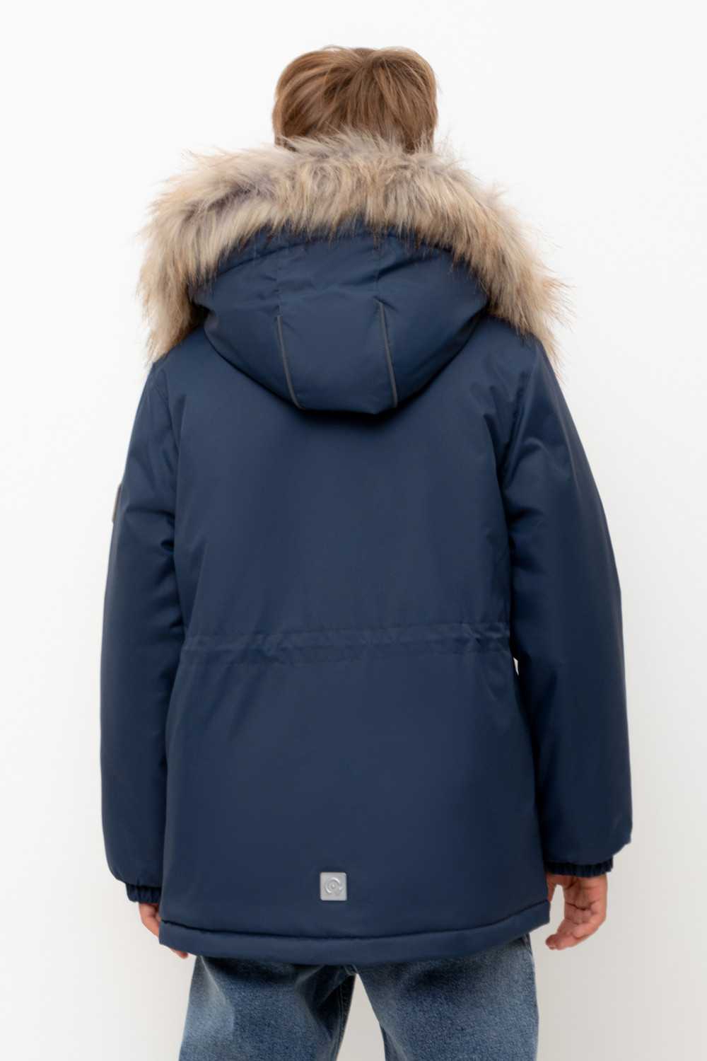 Пальто, плащи для мальчика, артикул: ВК 36096/6 УЗГ (122-158), цвет: темно-синий, фото 5