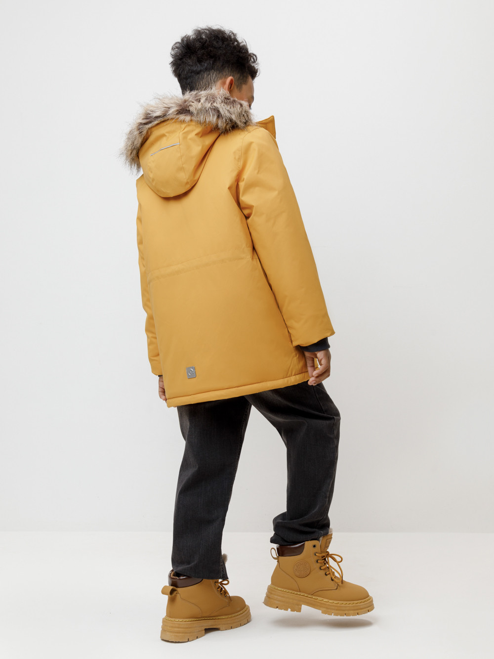 Куртки для мальчика, артикул: ВК 36092/2 ГР, цвет: желтый, фото 4