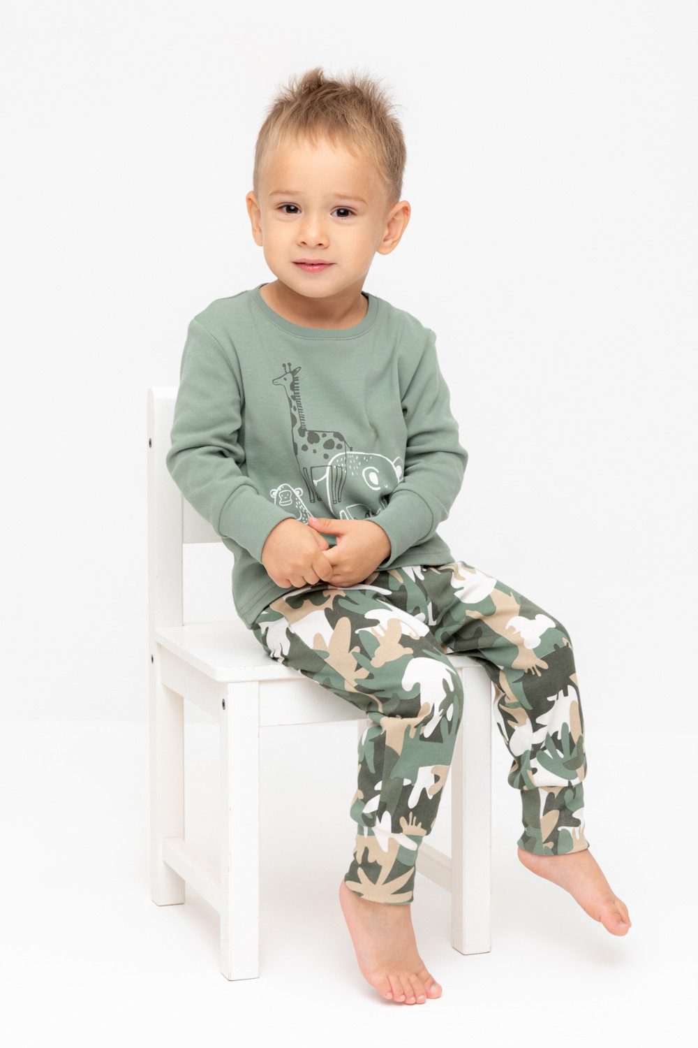 Пижама для мальчика, артикул: К 1541/24, цвет: хаки, фото 5