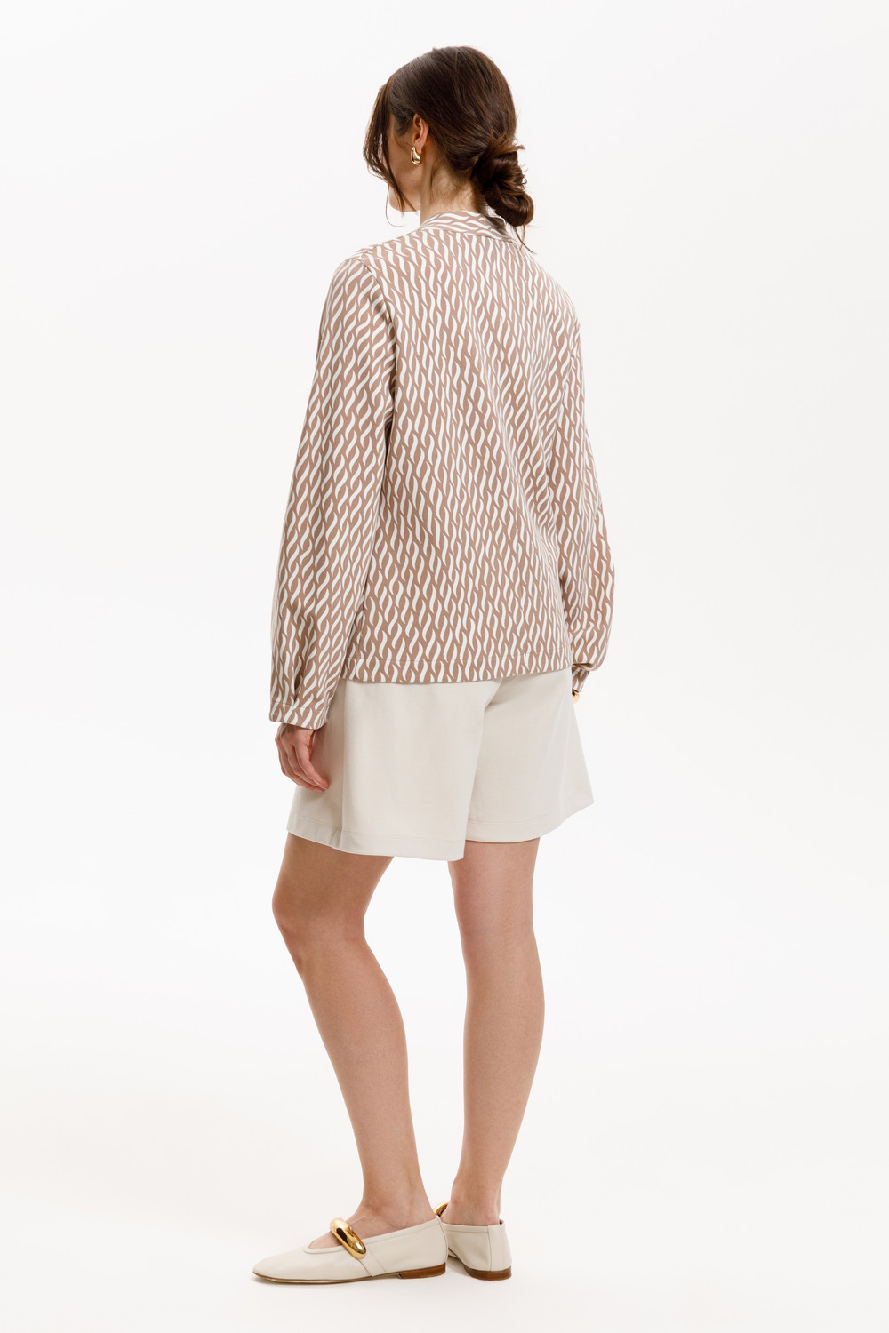 Жакеты, куртки женские для мам, артикул: ЕВТ 3284, цвет: бежевый, фото 5