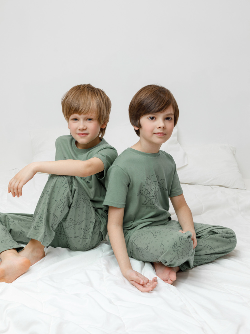 Пижама для мальчика, артикул: К 1599, цвет: зеленый, фото 5