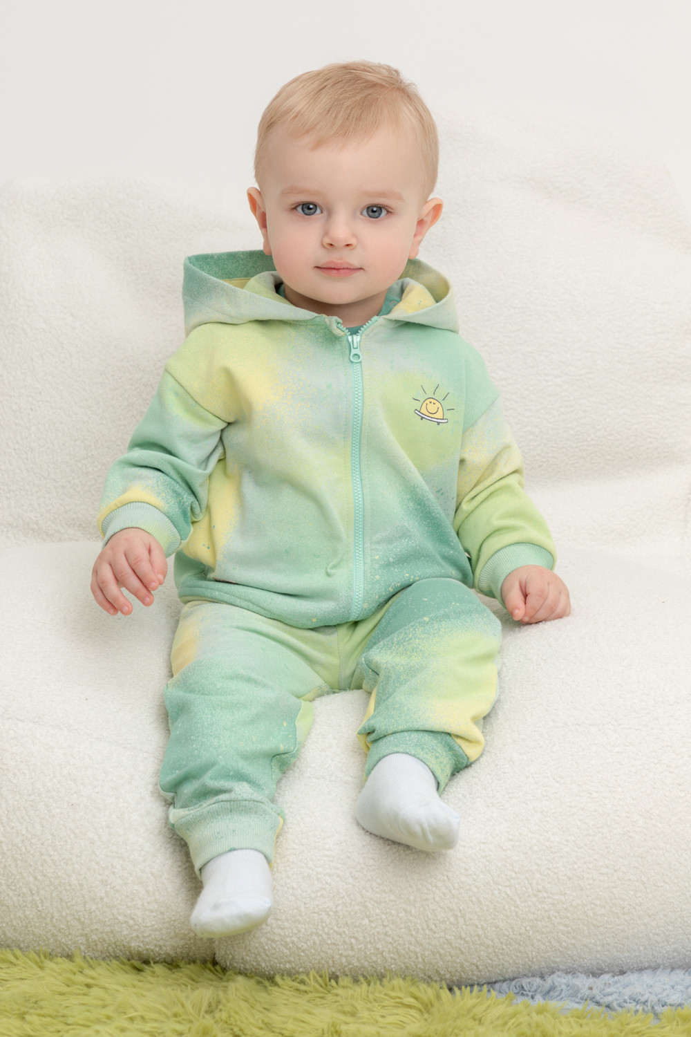 Жакет для мальчика, артикул: КР 302423, цвет: голубой, фото 5