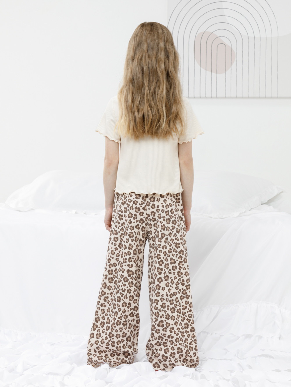 Пижама для девочки, артикул: МП 1669, цвет: светло-розовый, фото 5