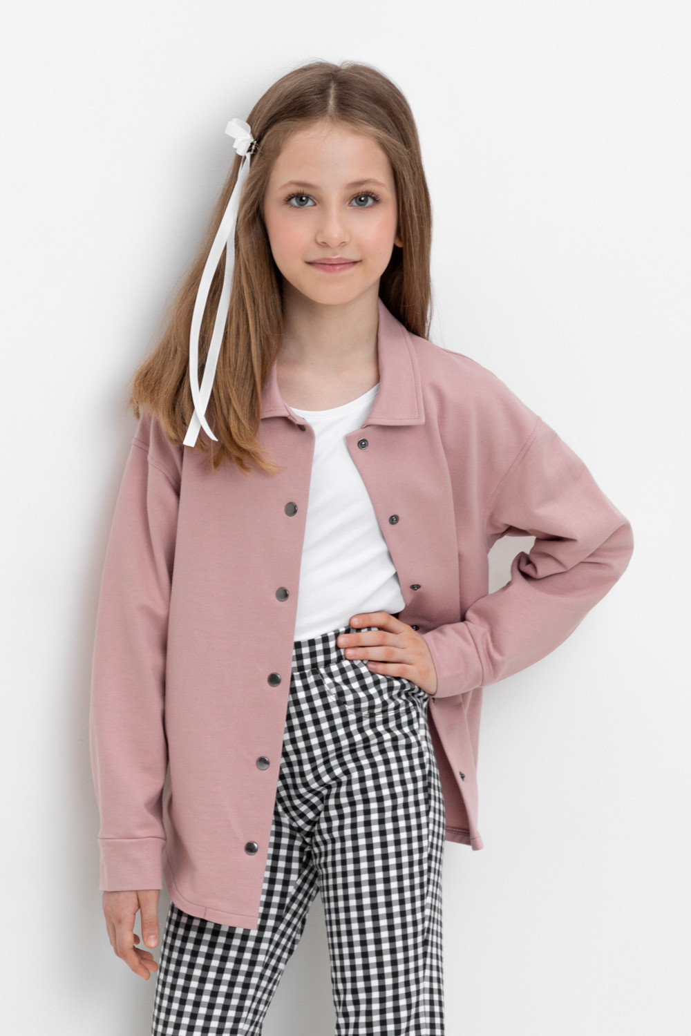 Рубашка для девочки, артикул: КР 302620, цвет: розовый, фото 5