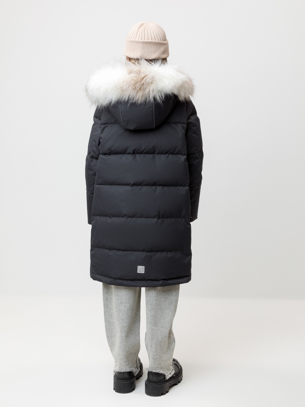 Пальто для девочки, артикул: ВК 34069/4 УЗГ, цвет: черный, фото 5