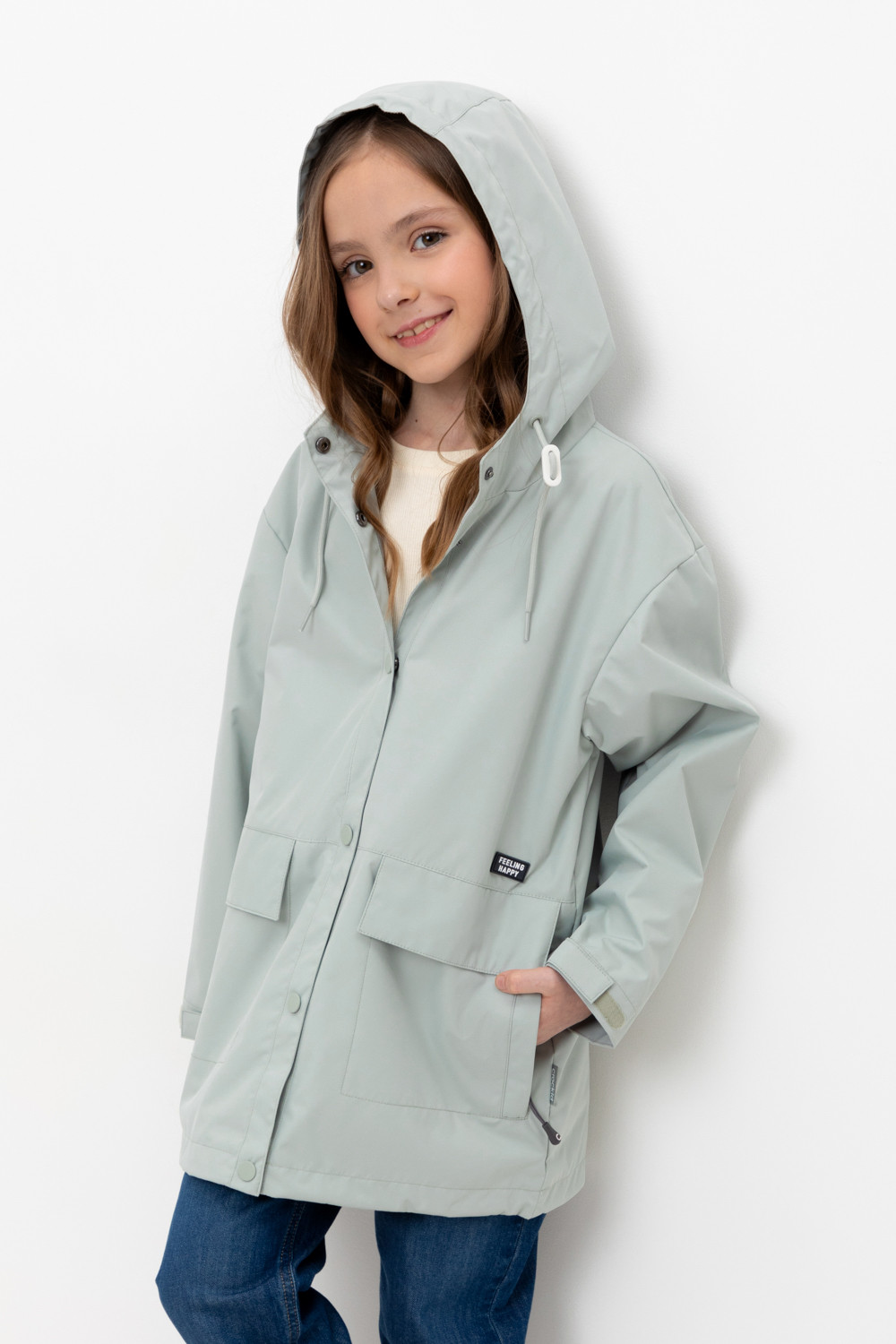 Куртка для девочки, артикул: ВК 32170/1 УЗГ, цвет: серый, фото 5