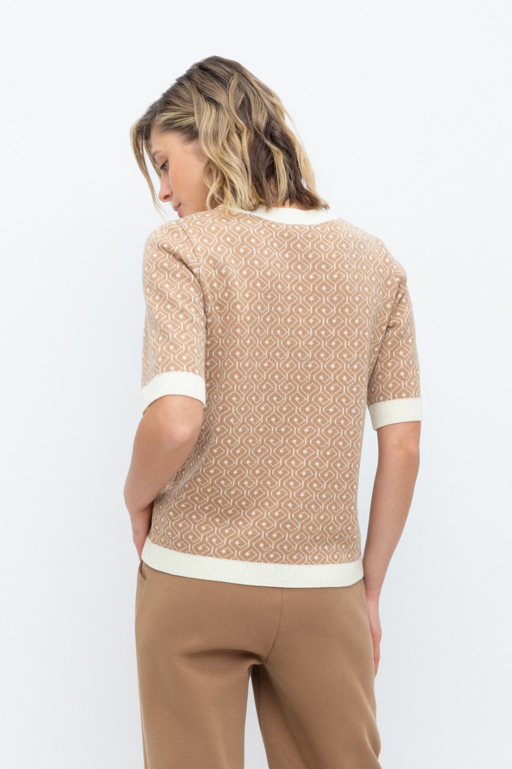 Джемперы женские для мам, артикул: ЕВ 30174/ш, цвет: бежевый, фото 5