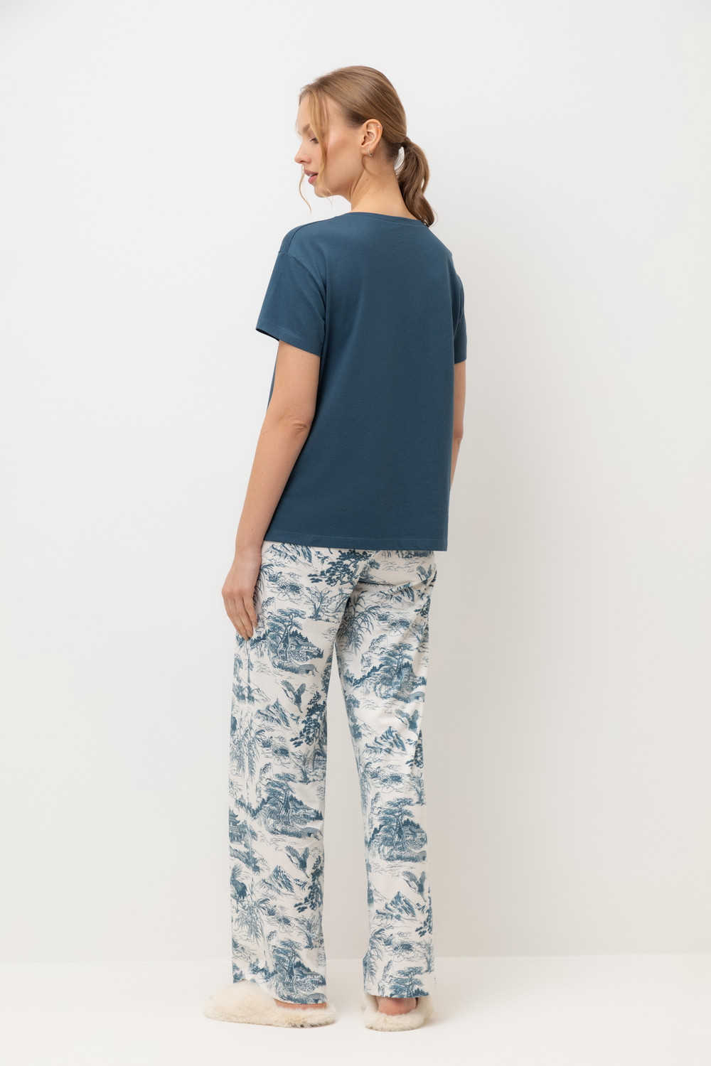 Комплекты для дома для мам, артикул: Е 20186, цвет: синий, фото 5