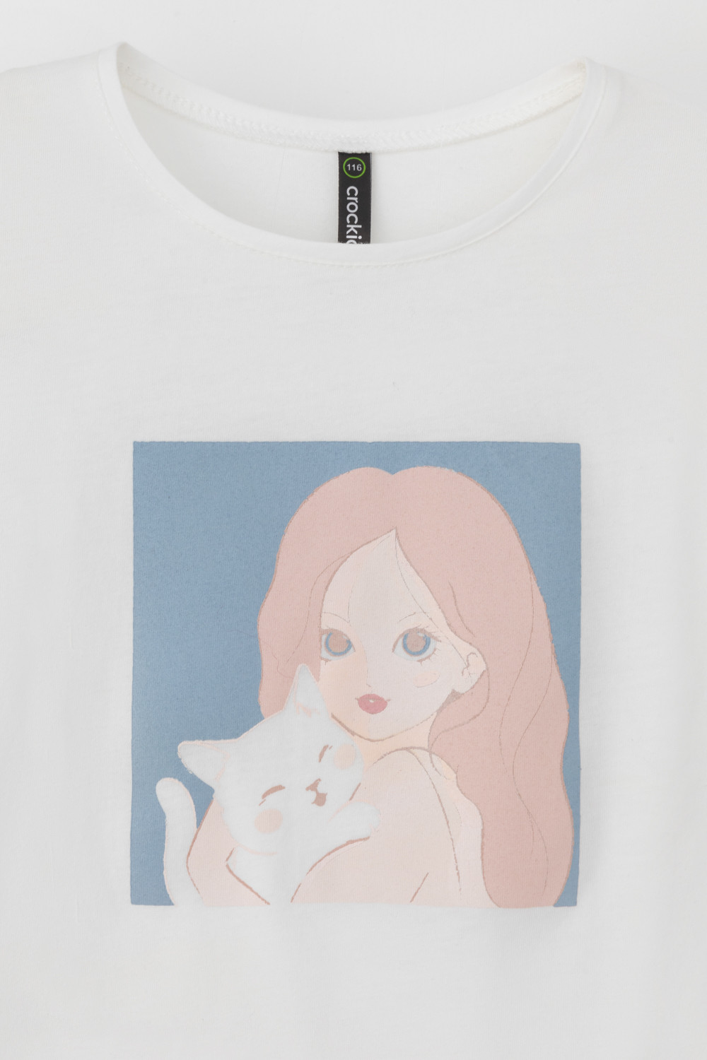 Футболка для девочки, артикул: КР 302726-1, цвет: сахар, фото 6