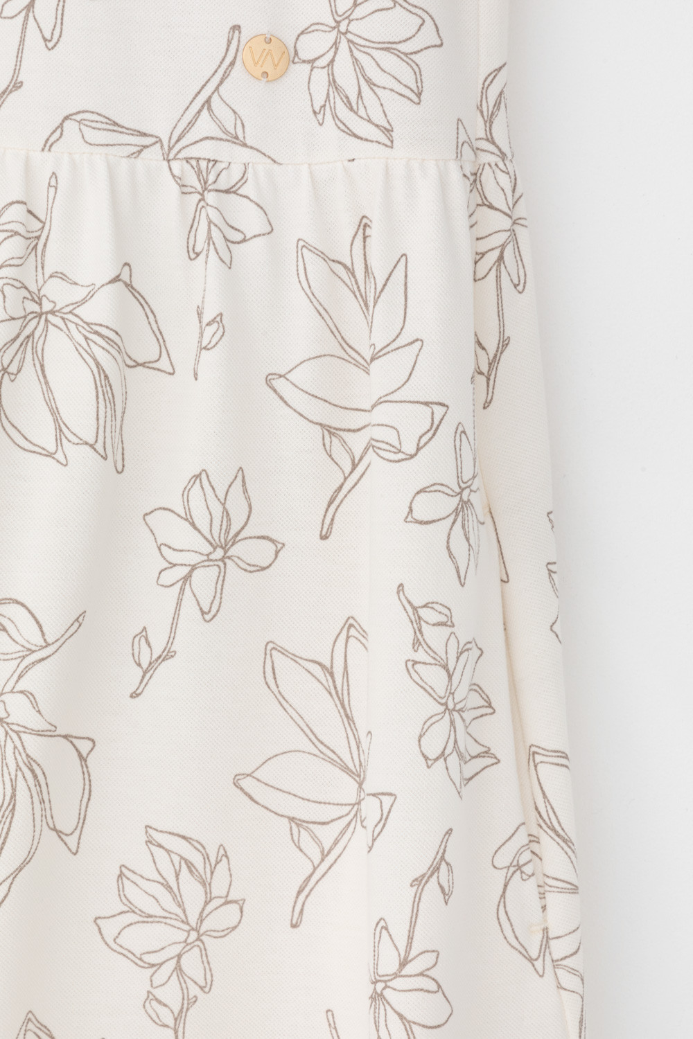 Платья женские для мам, артикул: ЕВТ 5071, цвет: бежевый, фото 6