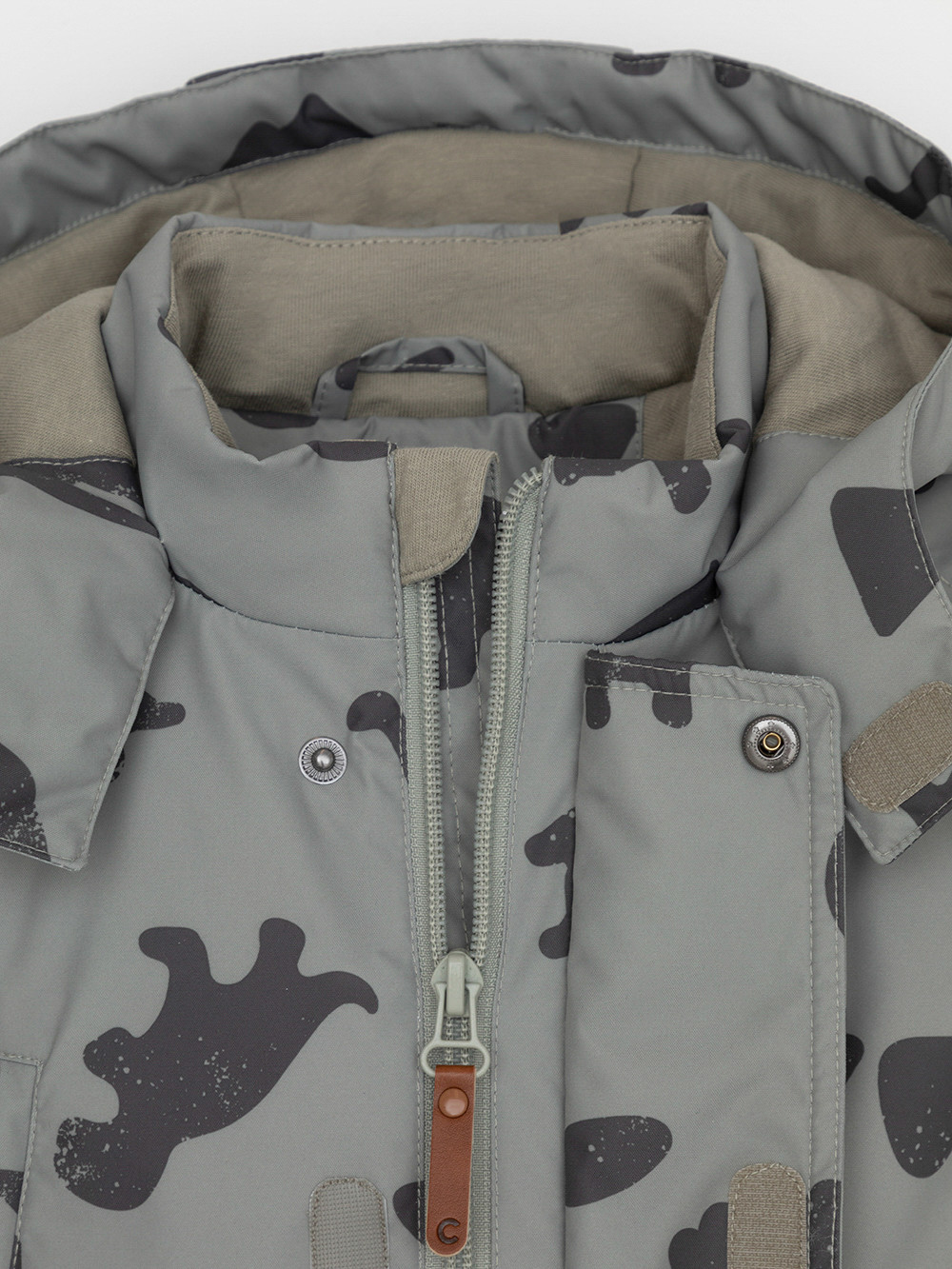 Комбинезоны утепленные для мальчика, артикул: ВК 60085/н/64 Ал, цвет: зеленый, фото 6