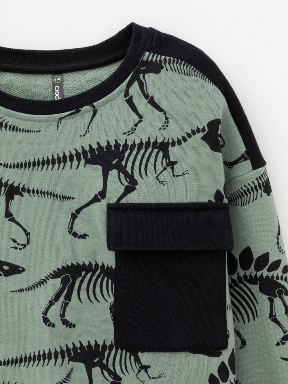 Свитшоты для мальчика, артикул: КР 302773, цвет: хаки, фото 6