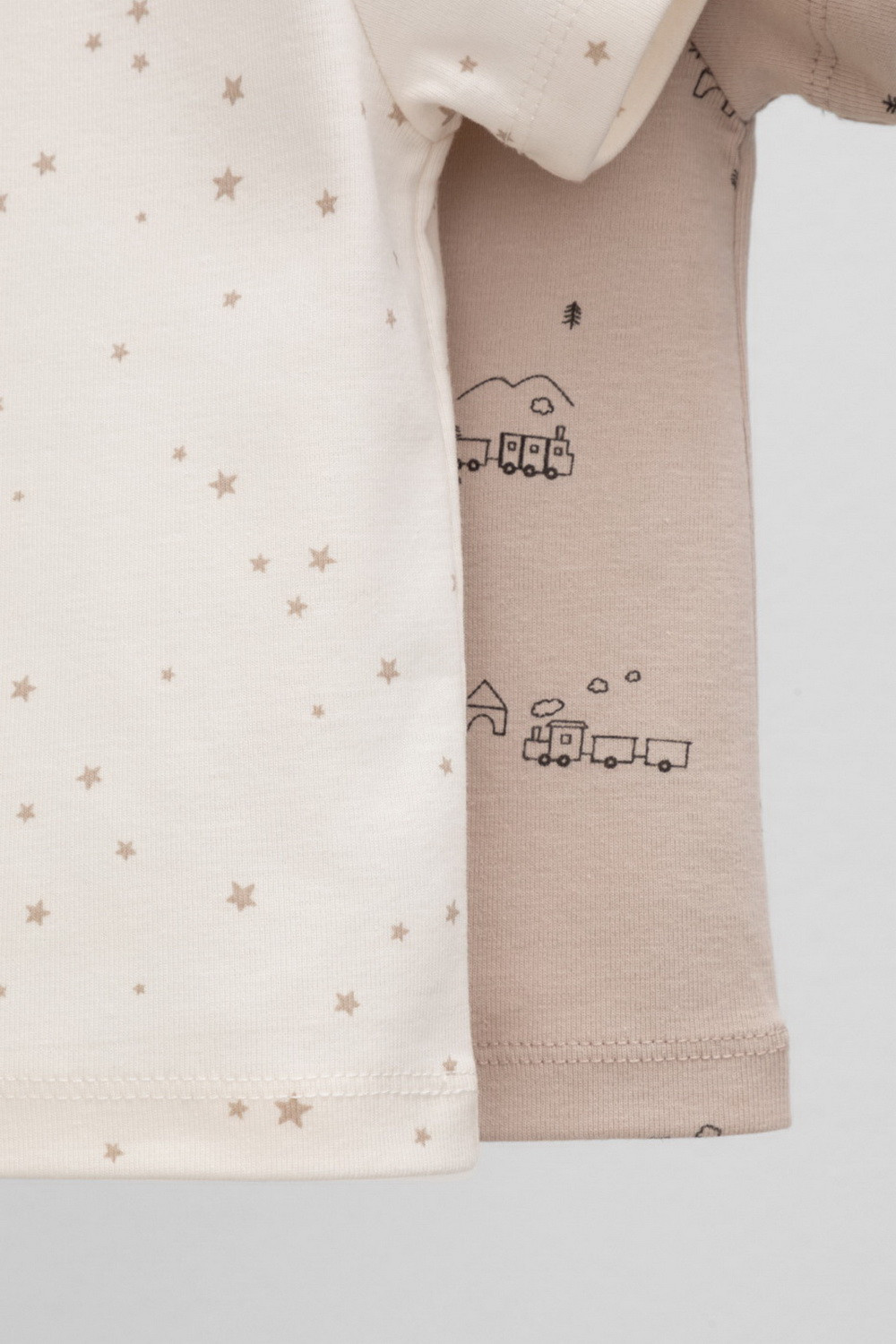 Футболка для новорожденных, артикул: К 302522-2уп, цвет: светло-бежевый, фото 6