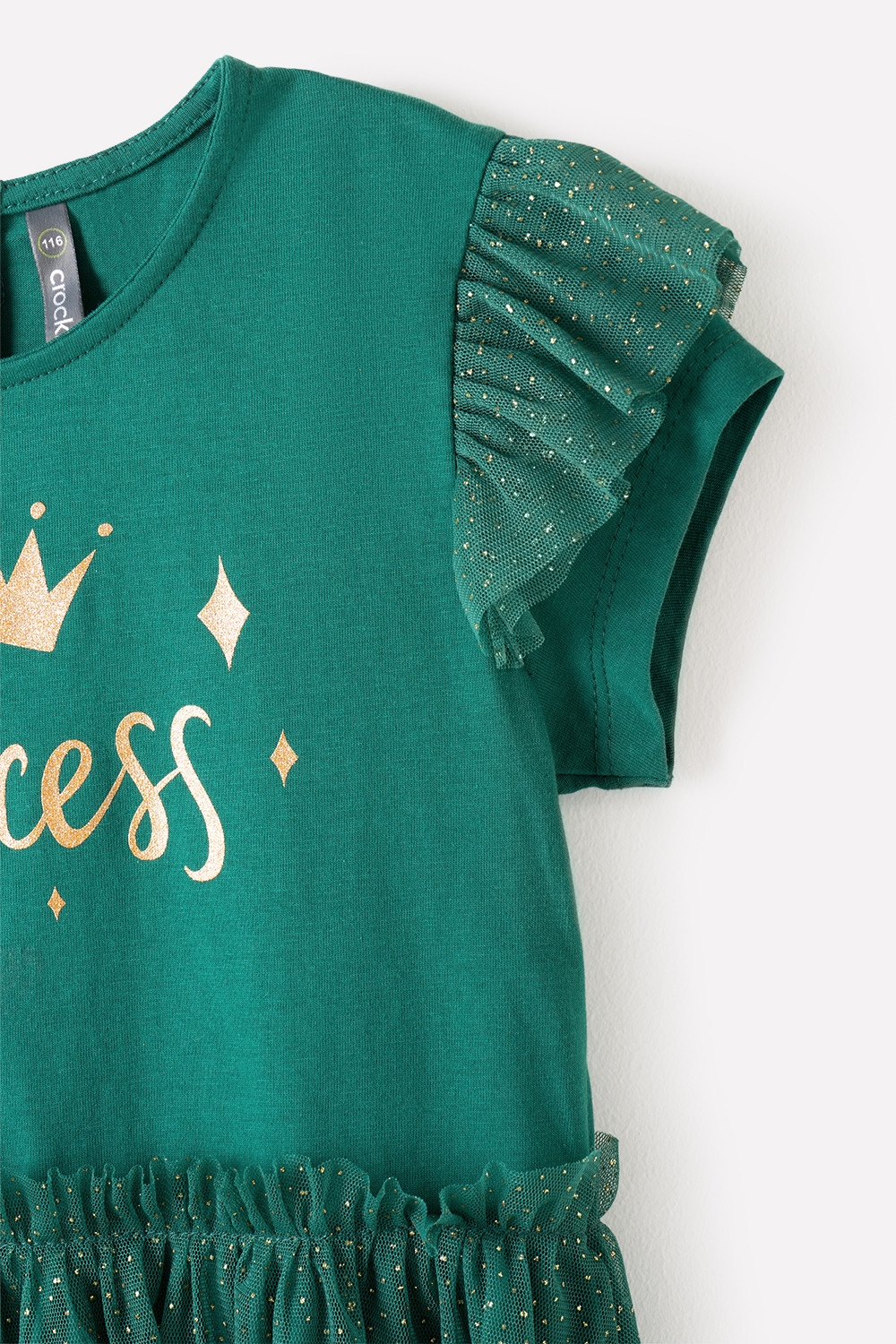 Платье для девочки, артикул: К 5704, цвет: зеленый, фото 6
