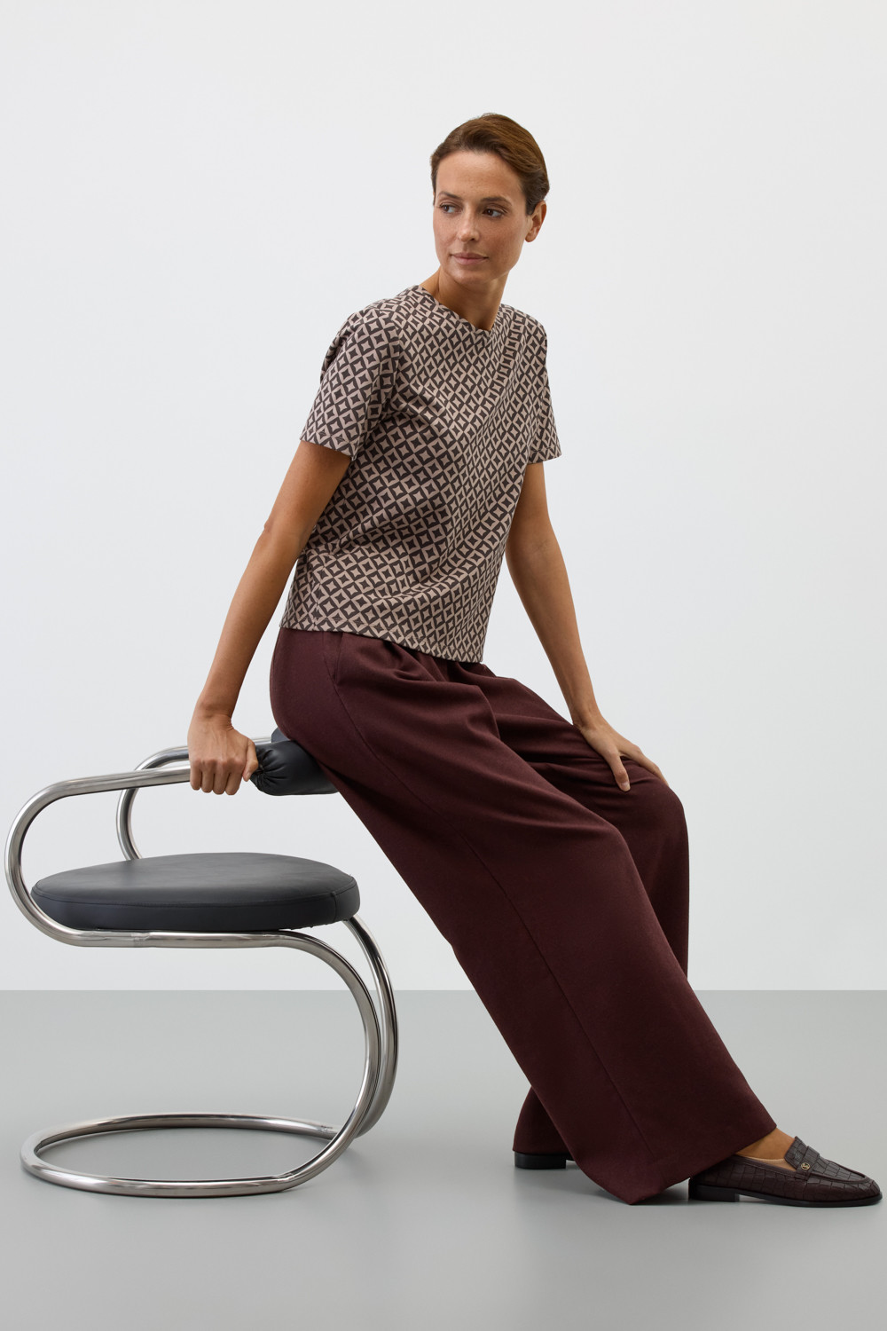 Футболки женские для мам, артикул: ЕВТ 3216, цвет: бежевый, фото 6