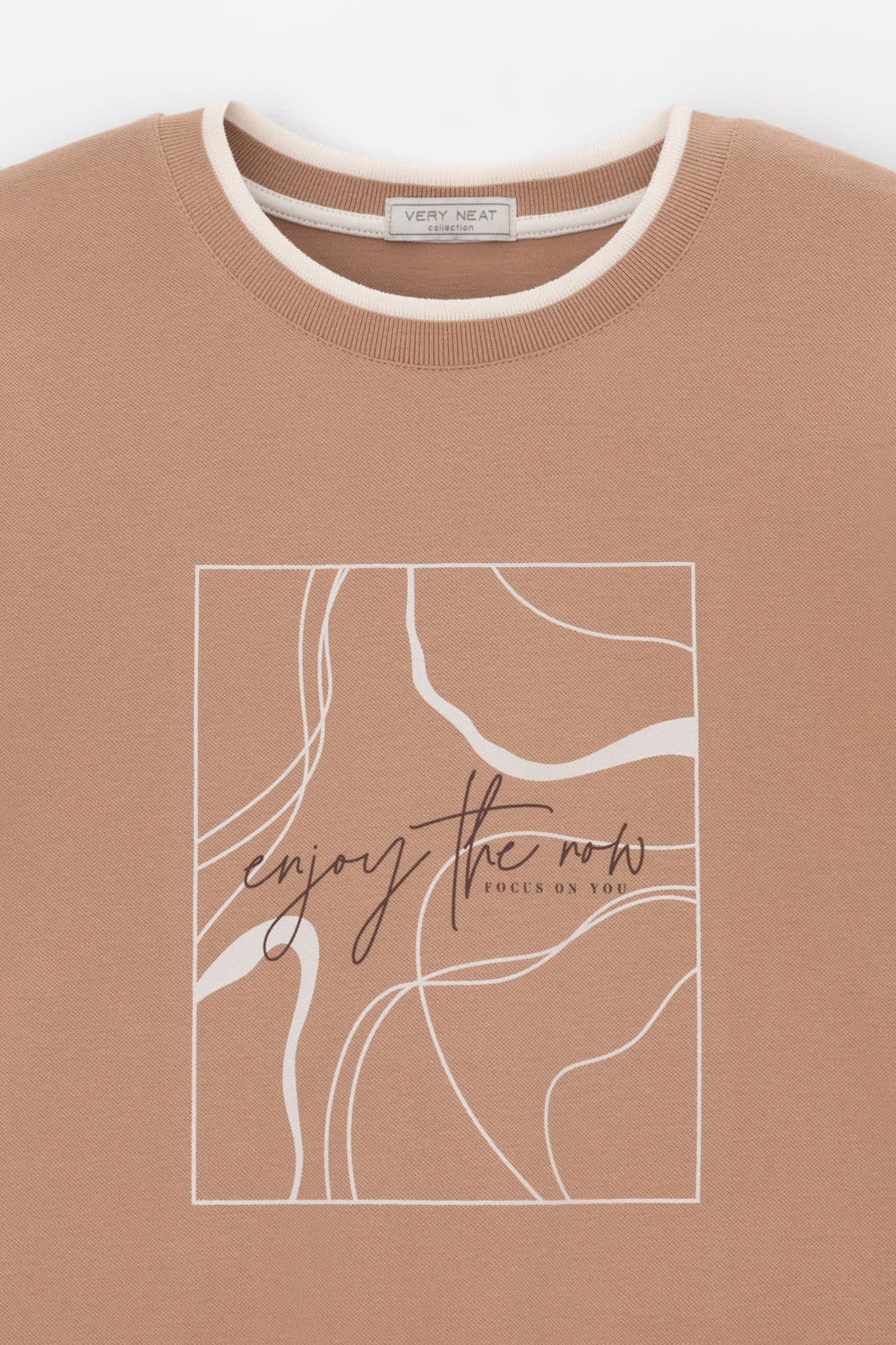 Футболки женские для мам, артикул: ЕВТ 3308, цвет: коричневый, фото 6