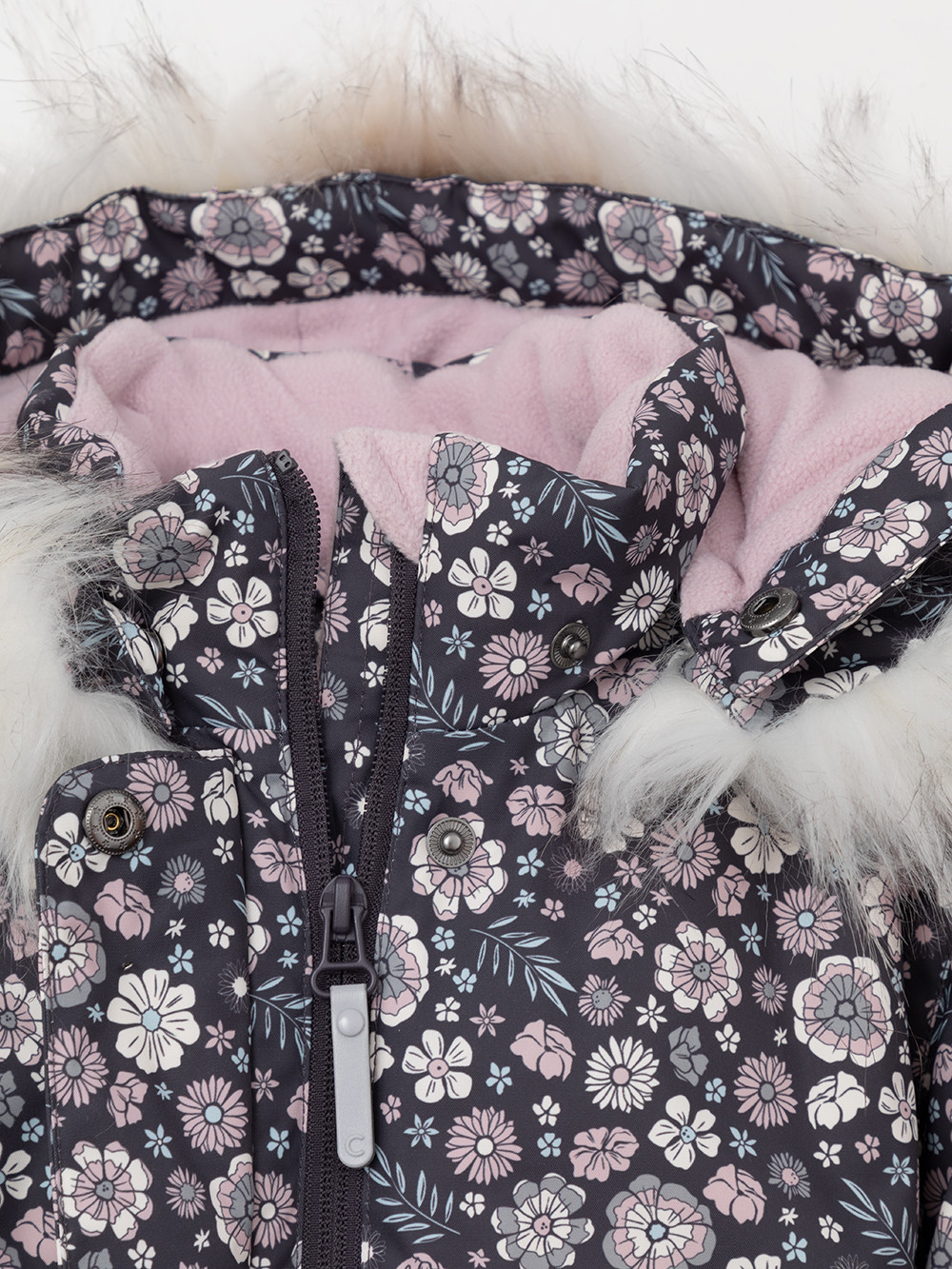 Куртка для девочки, артикул: ВК 38122/н/3 УЗГ, цвет: темно-серый, фото 6