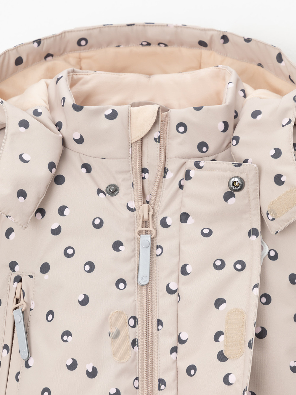 Комбинезоны утепленные для девочки, артикул: ВК 60138/н/2 УЗГ, цвет: бежевый, фото 6