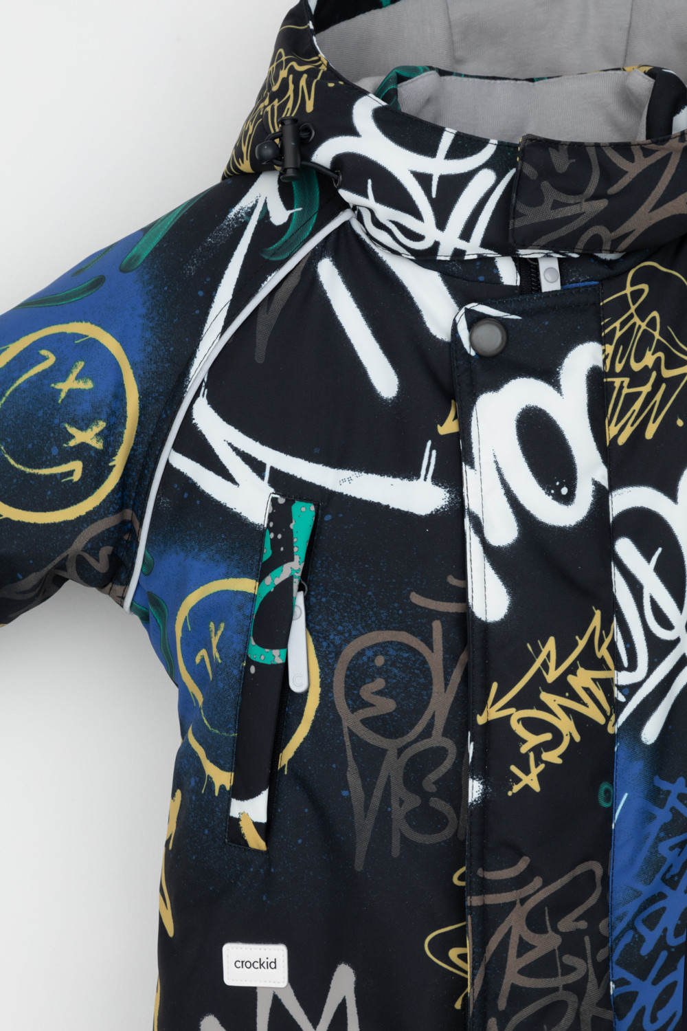 Комбинезоны утепленные для мальчика, артикул: ВК 60032/н/48 Ал, цвет: черный3, фото 6