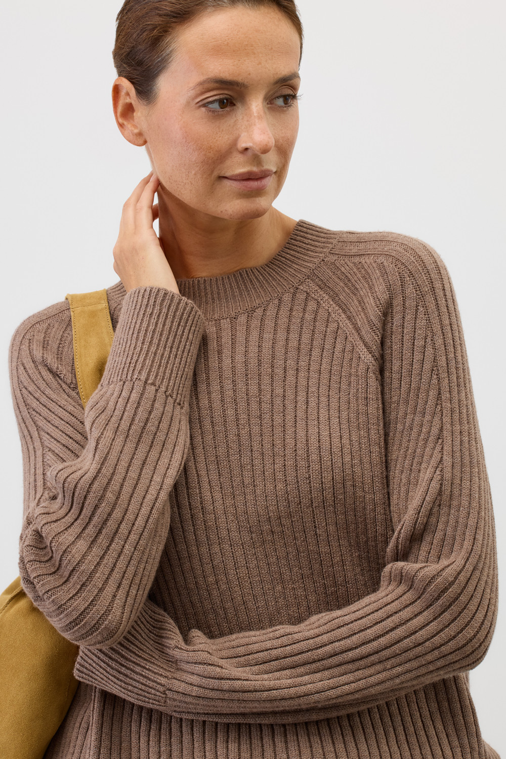 Джемперы женские для мам, артикул: ЕВ 30246/ш, цвет: коричневый, фото 6