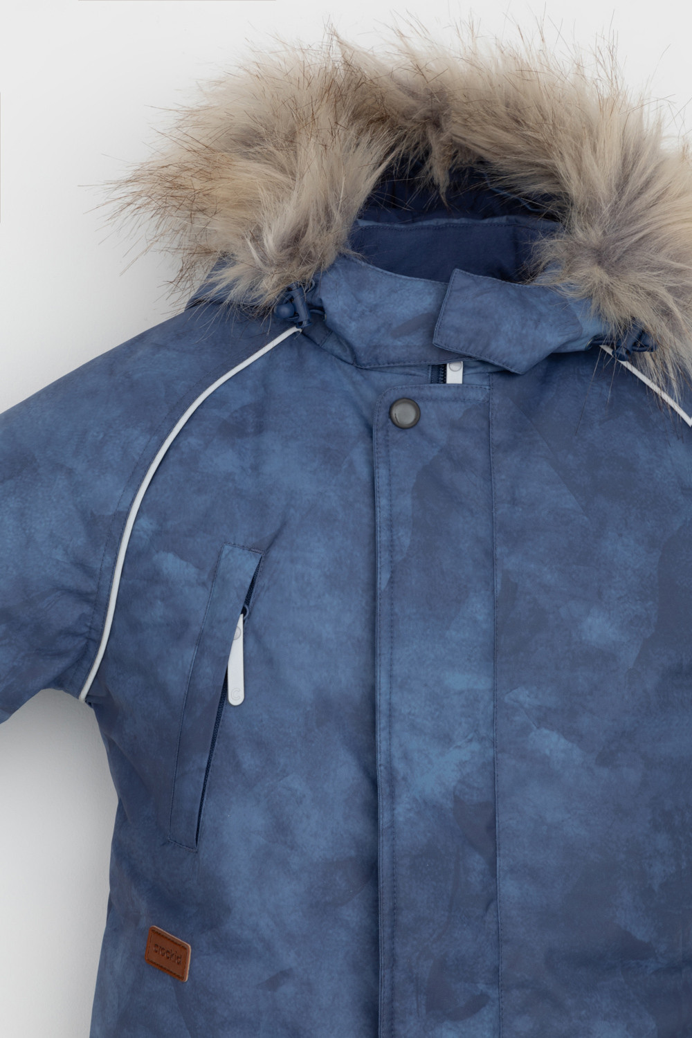 Комбинезоны утепленные для мальчика, артикул: ВК 60116/н/5 ГР, цвет: синий, фото 6