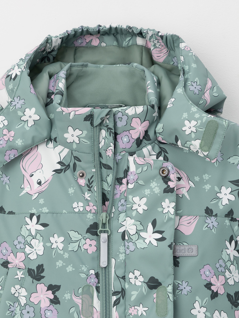 Комбинезоны утепленные для девочки, артикул: ВК 60069/н/6 УЗГ, цвет: минт, фото 6