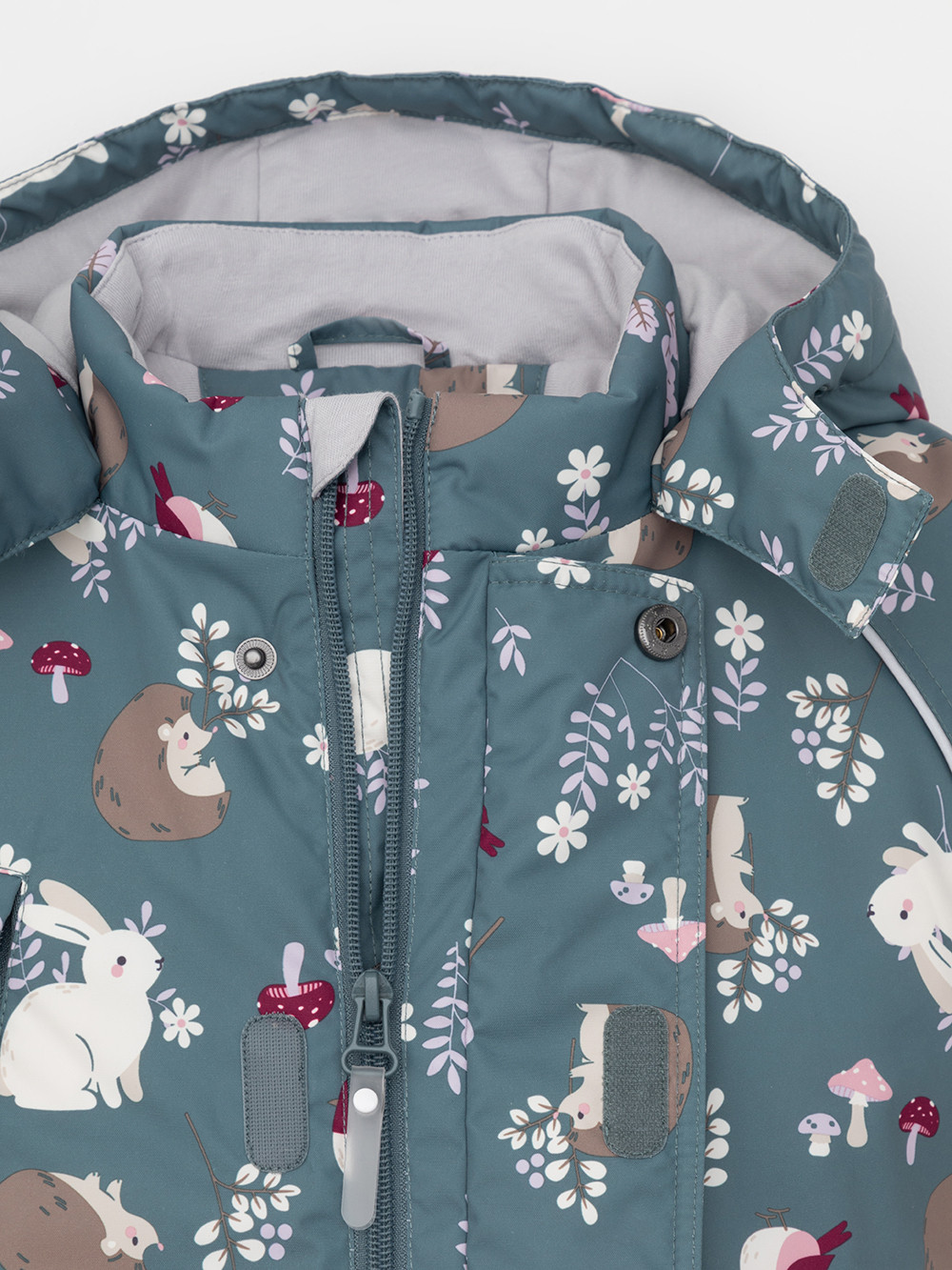 Комбинезоны утепленные для девочки, артикул: ВК 60032/н/56 Ал, цвет: голубой, фото 6