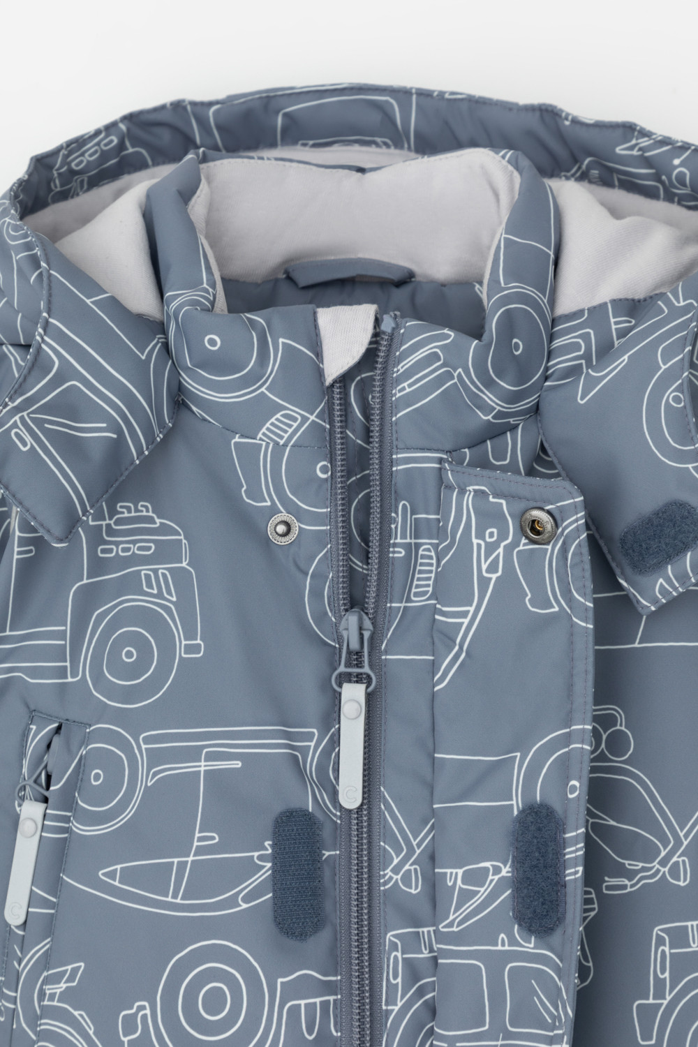 Комбинезоны утепленные для мальчика, артикул: ВК 60085/н/38 Ал, цвет: темно-серый, фото 6