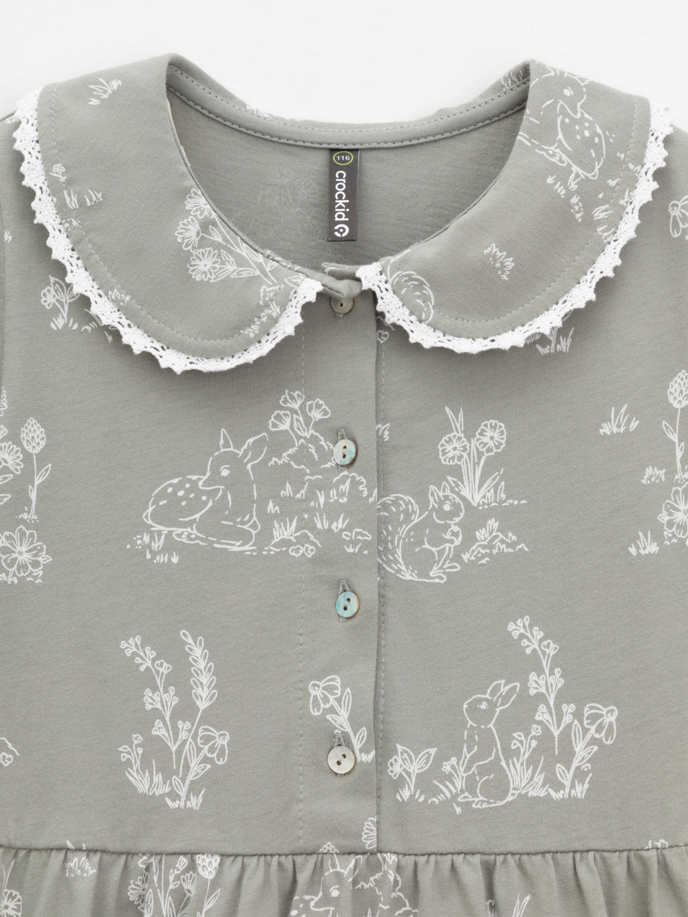 Платье для девочки, артикул: КР 5932, цвет: зеленый, фото 6