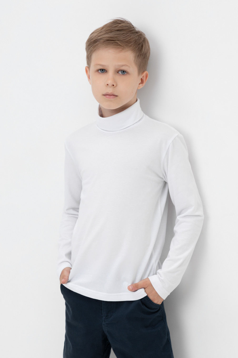 Водолазки для девочки, артикул: К 3304, цвет: белый, фото 6