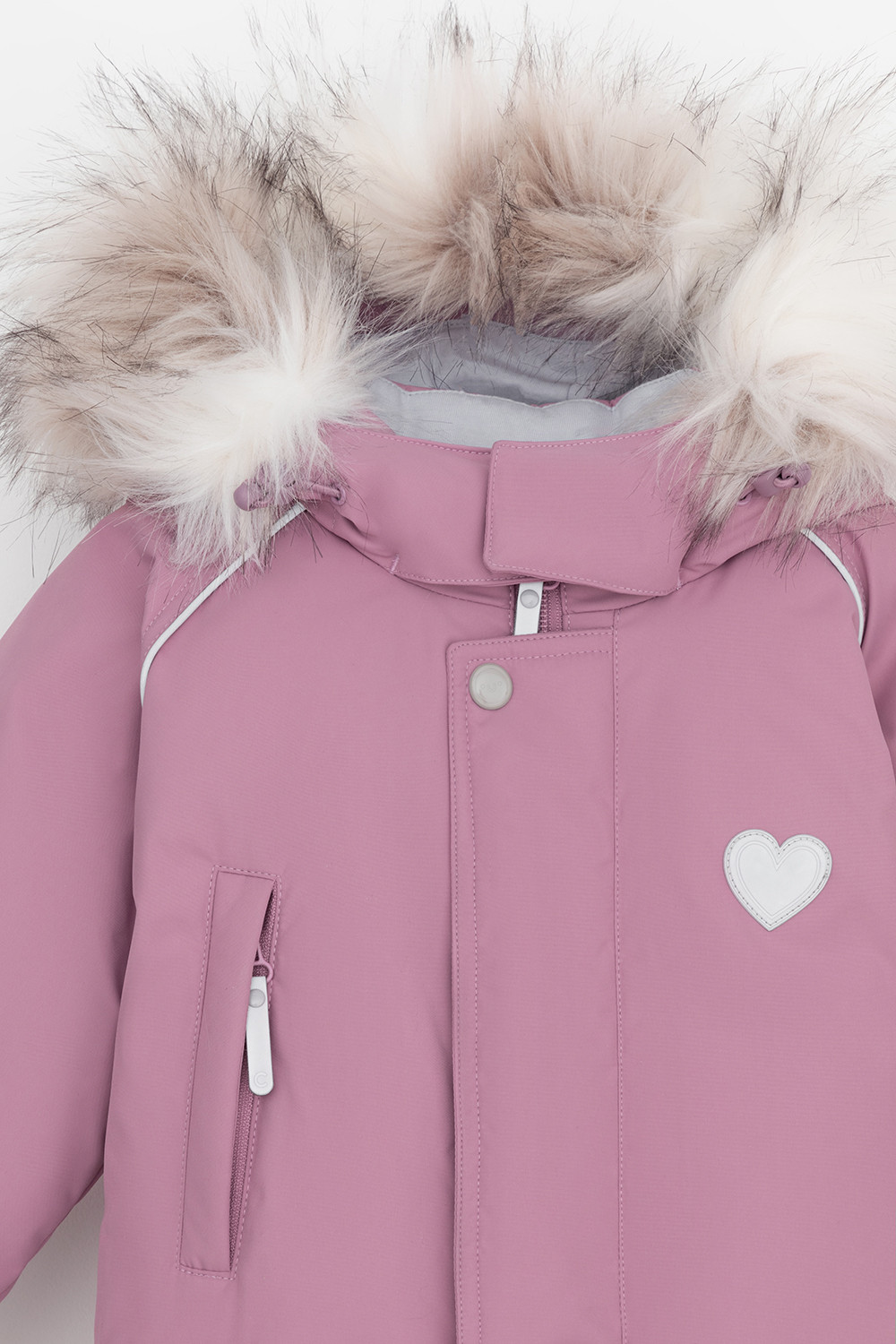 Комбинезоны утепленные для девочки, артикул: ВК 60106/3 УЗГ, цвет: фиолетовый, фото 6