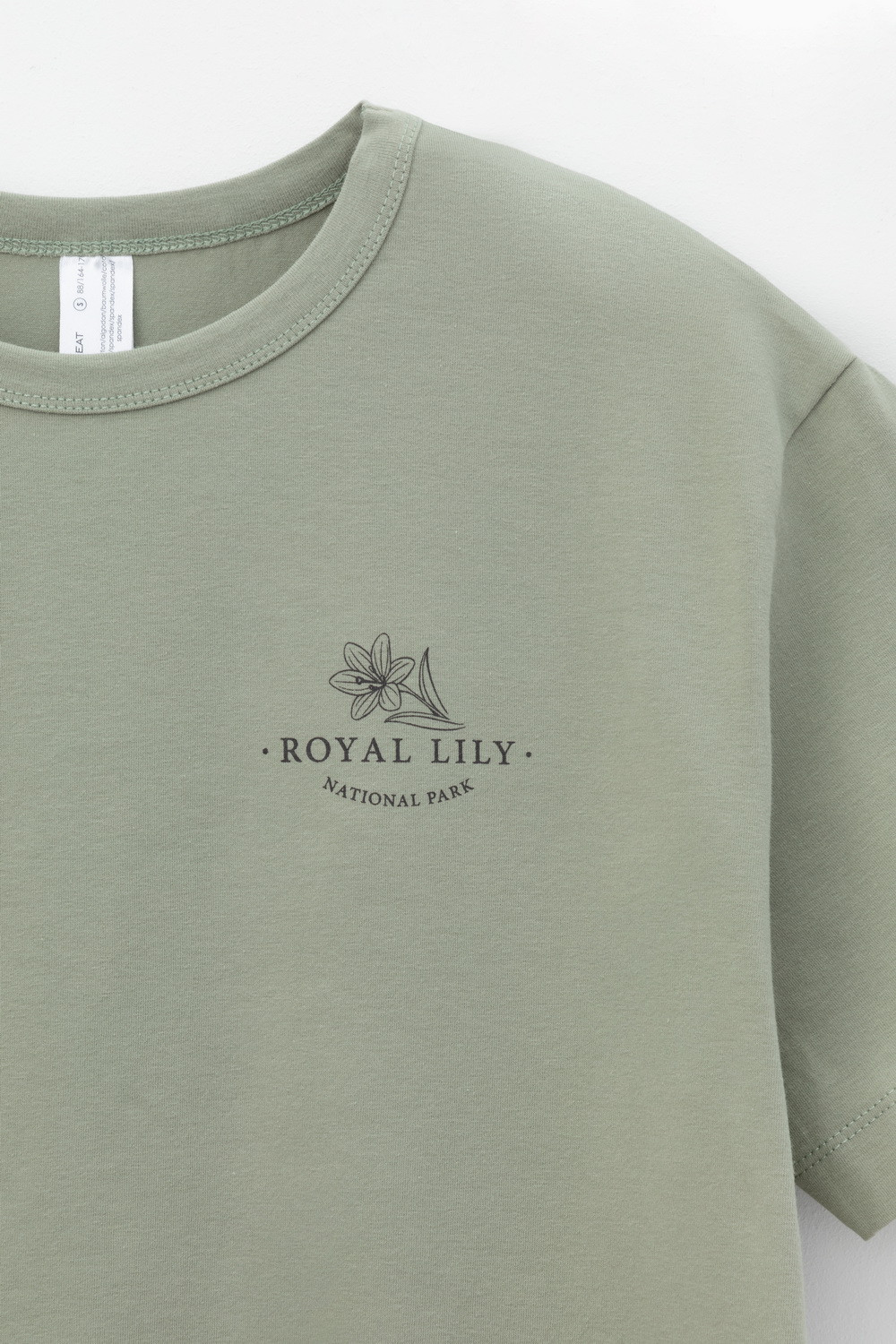 Футболки для дома для мам, артикул: Е 30091, цвет: хаки, фото 6