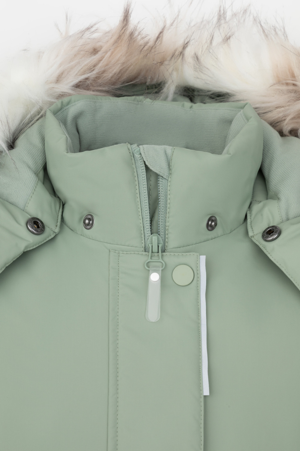 Пальто для девочки, артикул: ВК 38107/7 ГР, цвет: зеленый, фото 6