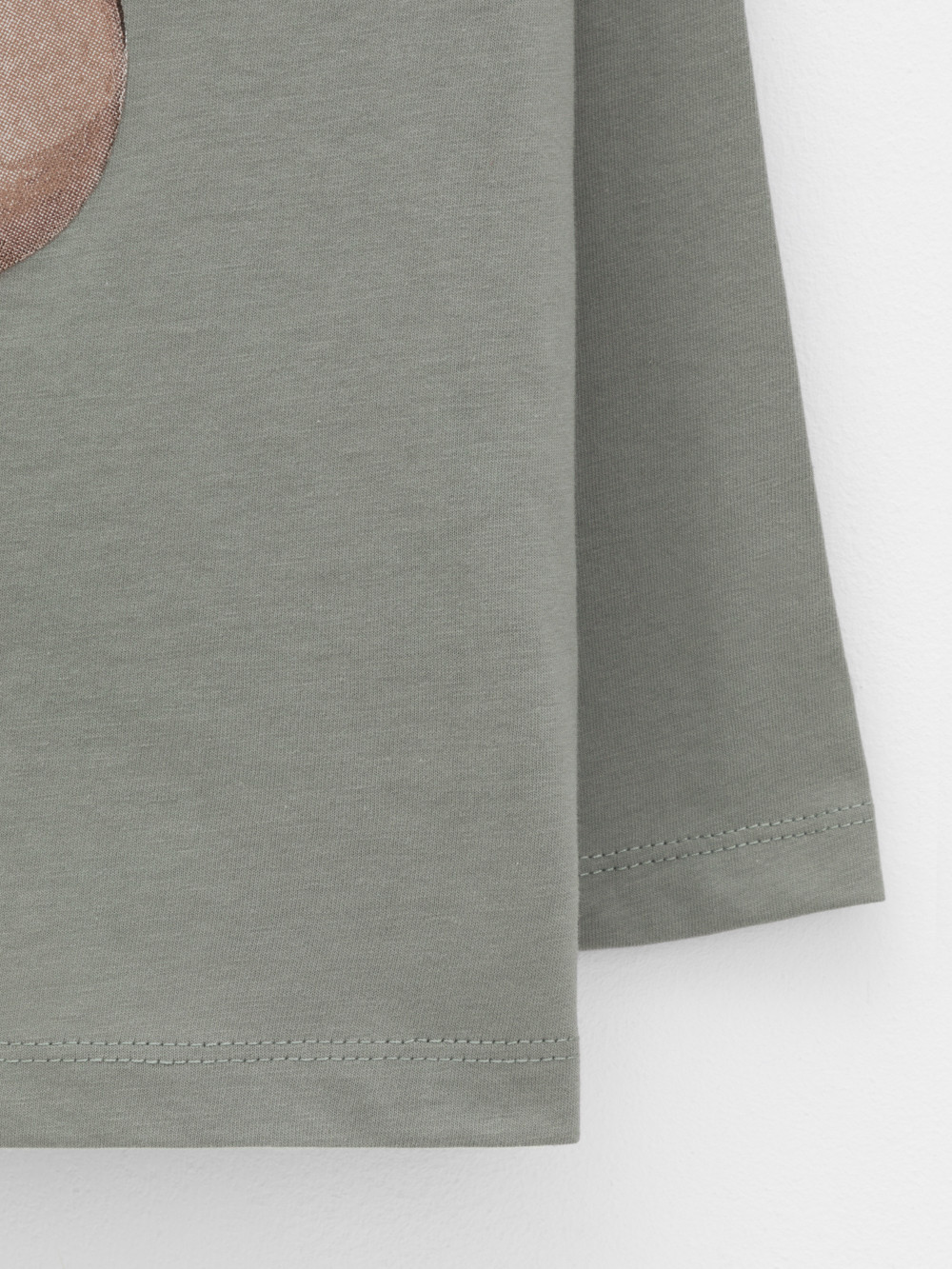 Лонгсливы для девочки, артикул: КР 302904, цвет: хаки, фото 6