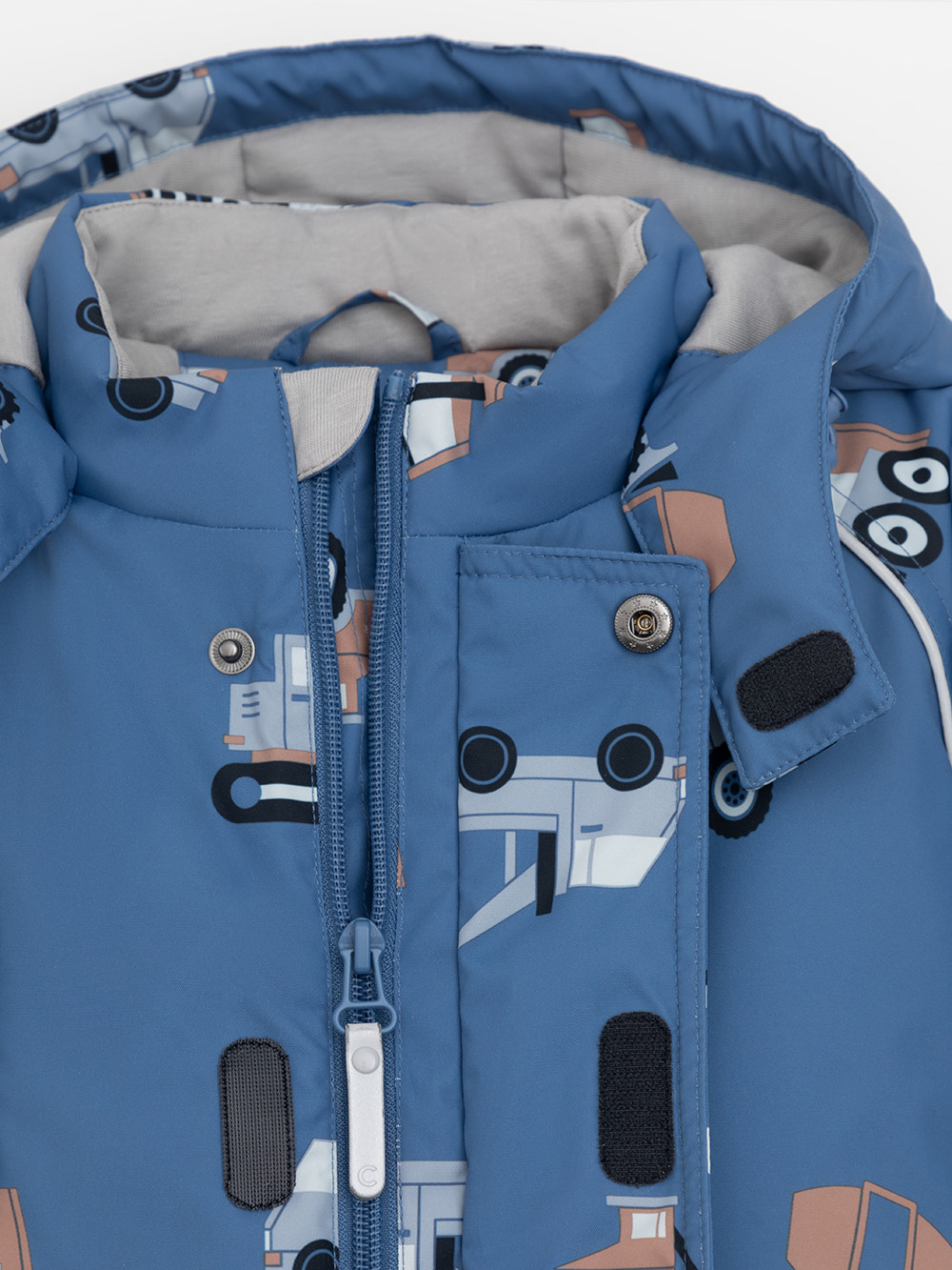 Комбинезоны утепленные для мальчика, артикул: ВК 60032/н/64 Ал, цвет: голубой, фото 6