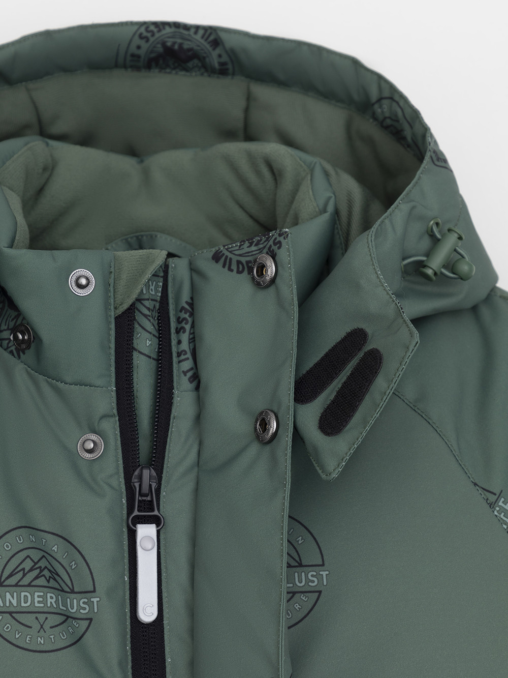 Комбинезоны утепленные для мальчика, артикул: ВК 60127/н/5 УЗГ, цвет: зеленый, фото 6