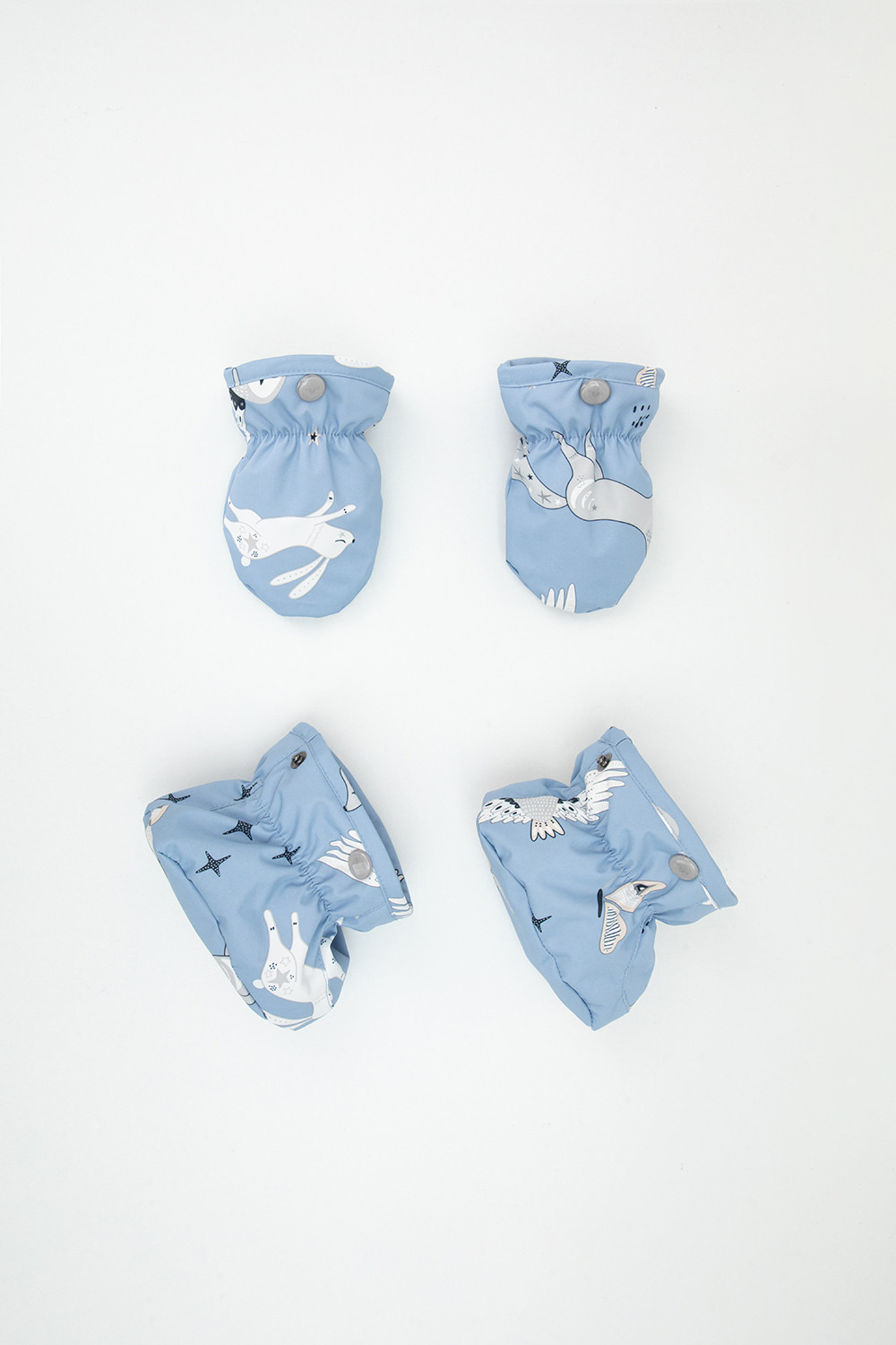 Комбинезоны утепленные для девочки, артикул: ВК 60032/н/31 Ал, цвет: голубой, фото 6