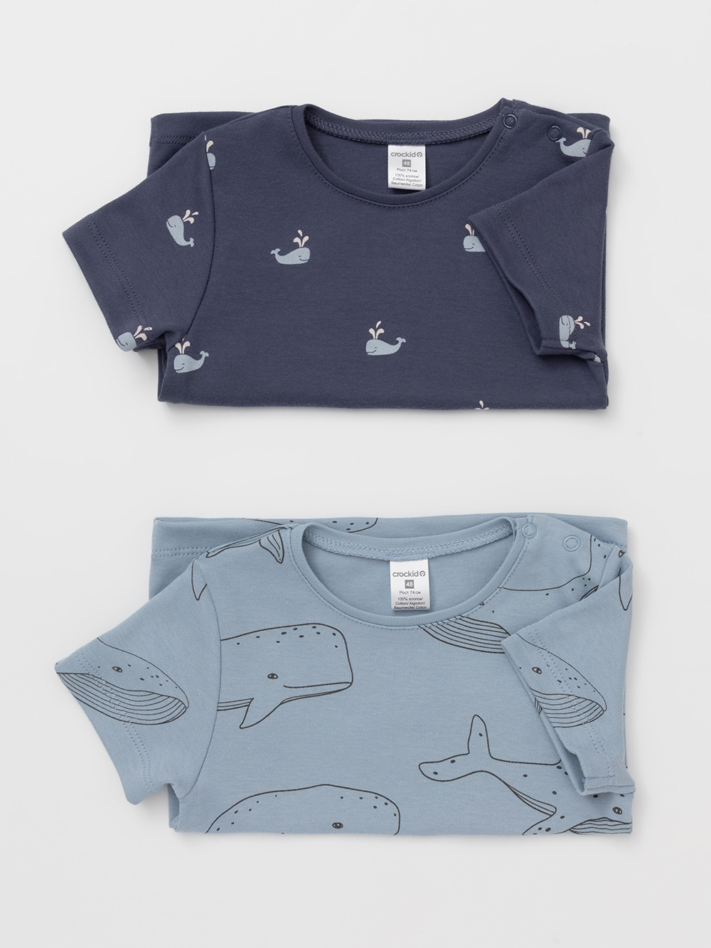 Футболка для новорожденных, артикул: К 301156-2уп, цвет: синий, фото 6