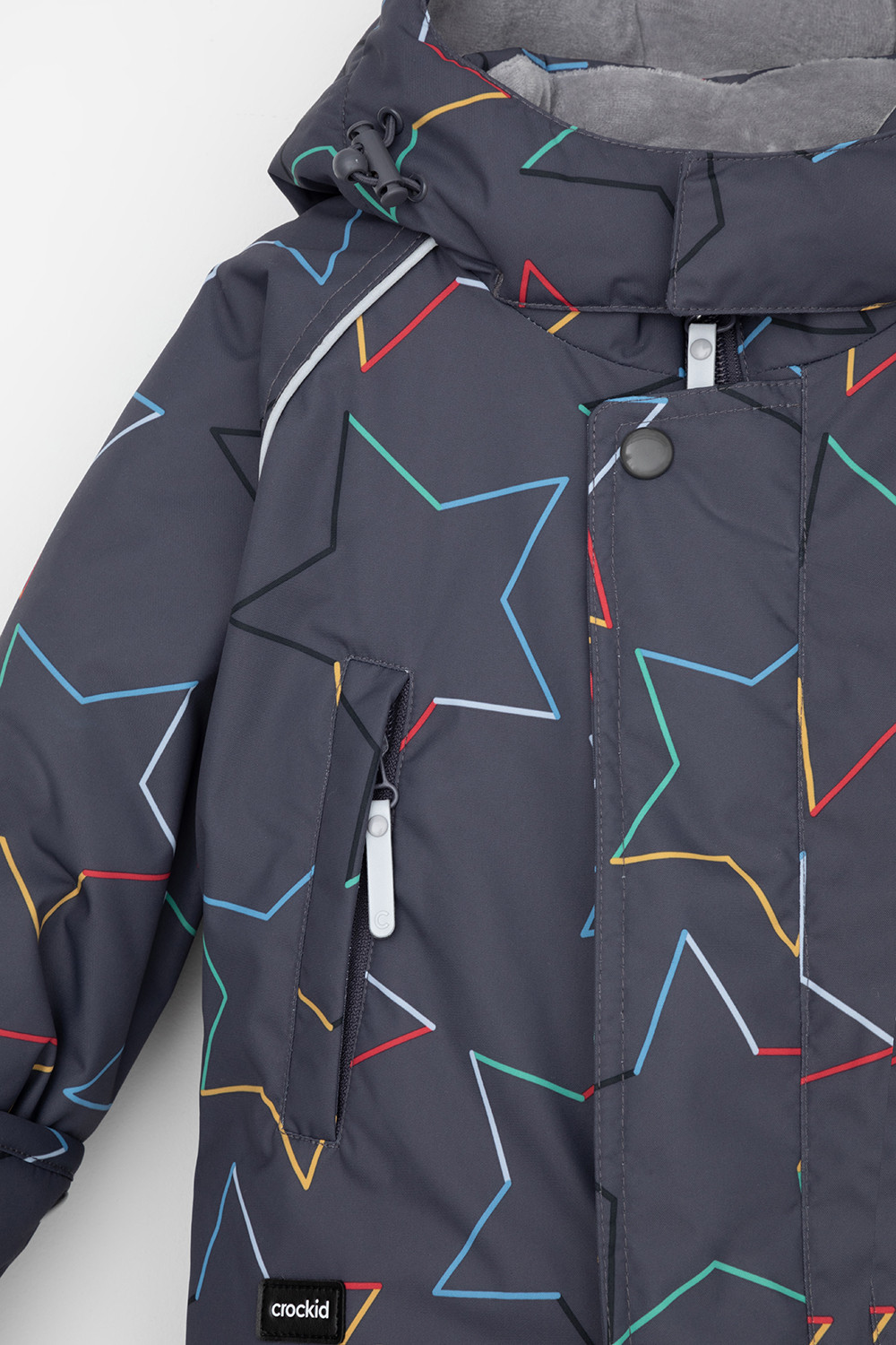 Комбинезоны утепленные для мальчика, артикул: ВК 60113/н/11 УЗГ, цвет: темно-серый, фото 6