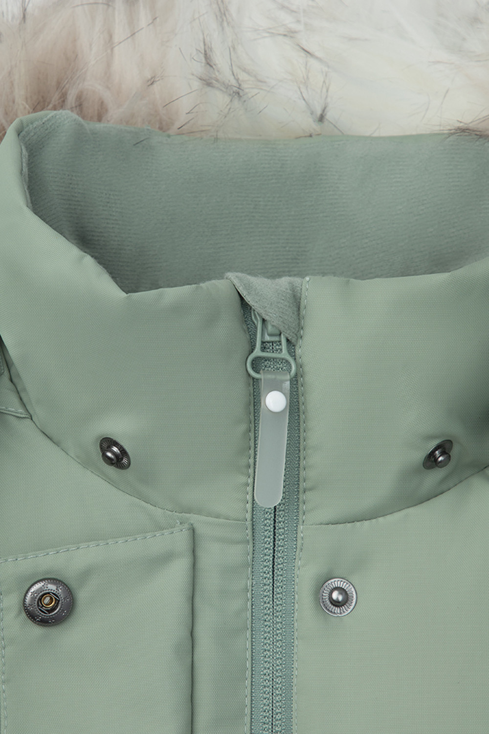 Пальто для девочки, артикул: ВК 38107/2 ГР, цвет: зеленый, фото 6